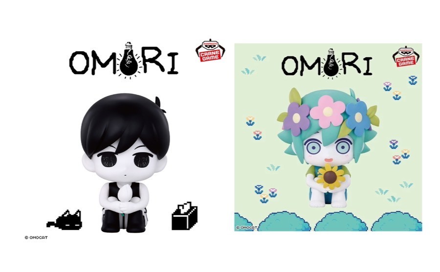 OMORI Osuwari Figure Omori BASIL Set of 2 Horror game Japan