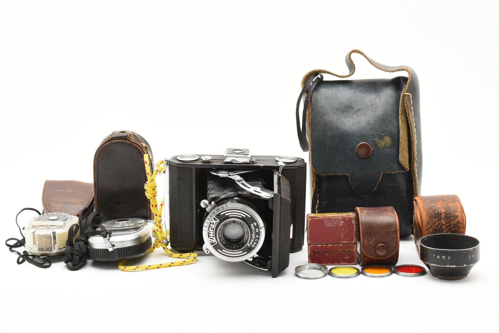 [Exc+4] Vintage KONISHIROKU Semi Pearl 75mm Konica Film Camera From JAPAN