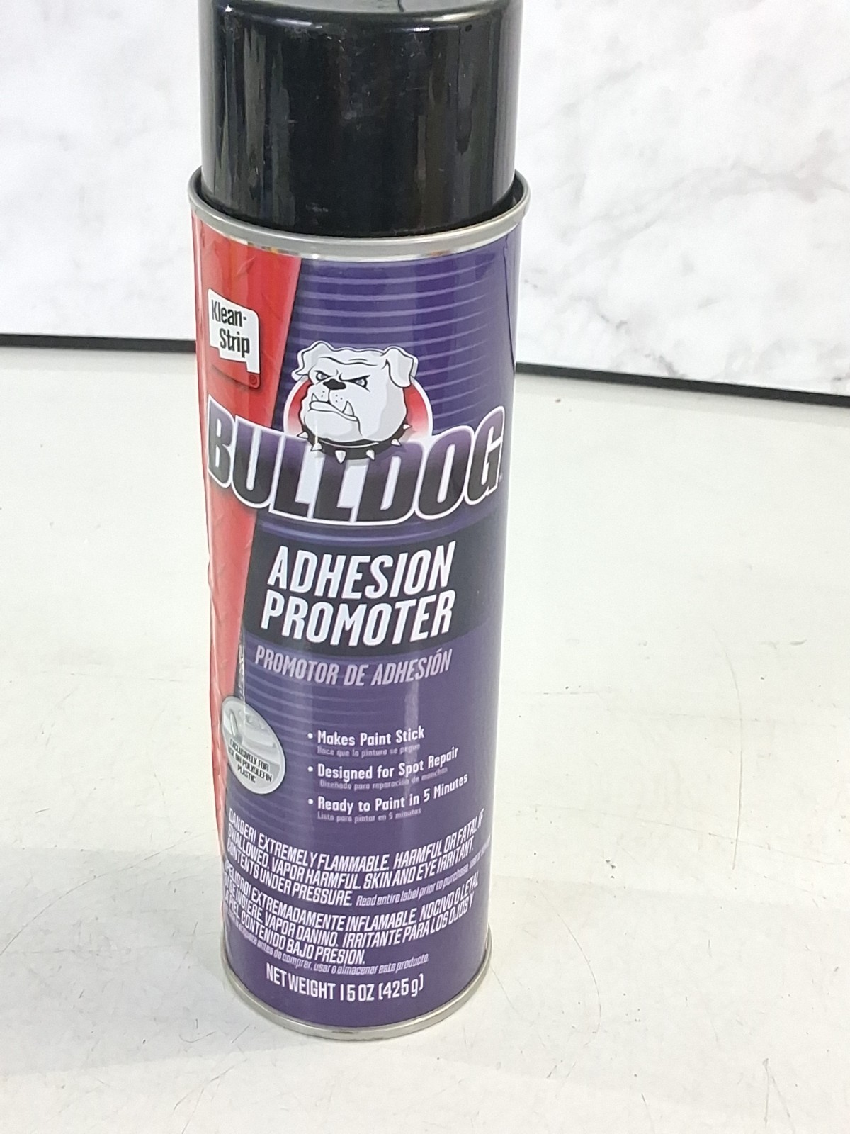 Bulldog Adhesion Promoter, 15 oz. Aerosol KLE-ETPO123B Brand New