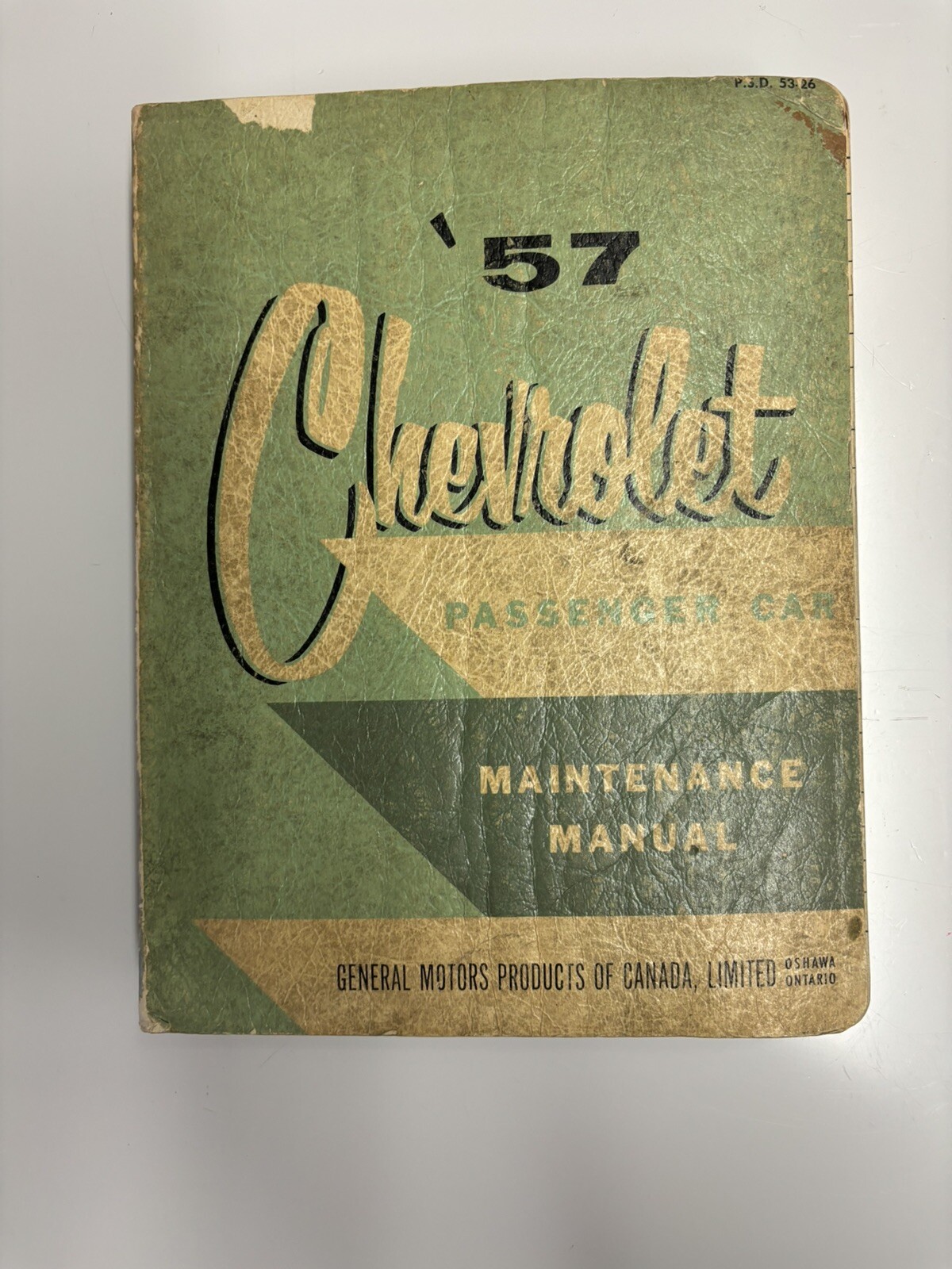 1957 Chevrolet Maintenance Manual, Passenger Car , Original