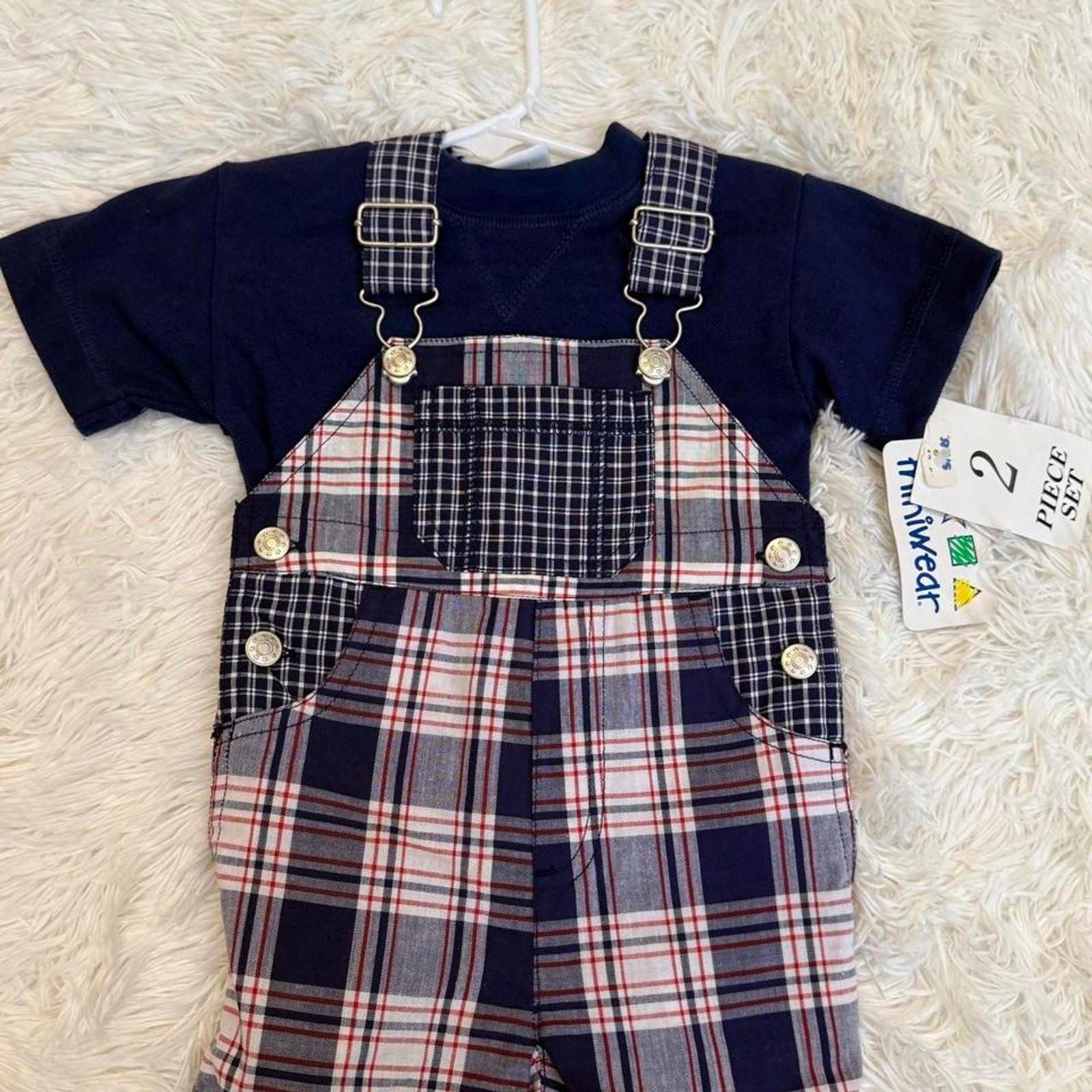 Vtg 90s NWT deadstock miniwear plaid Vtg 90s NWT deadstock miniwear plaid