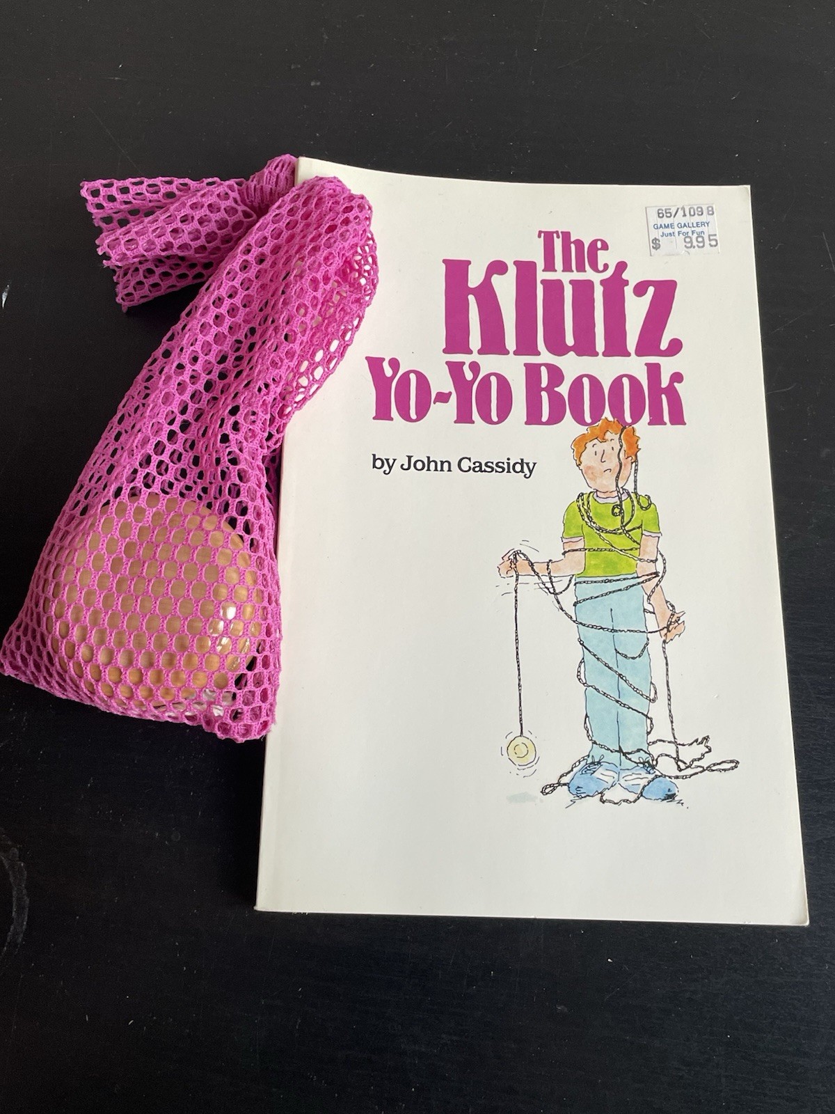The Klutz Yo-Yo Book 1987 Edition Complete with Wooden Yo Yo John Cassidy