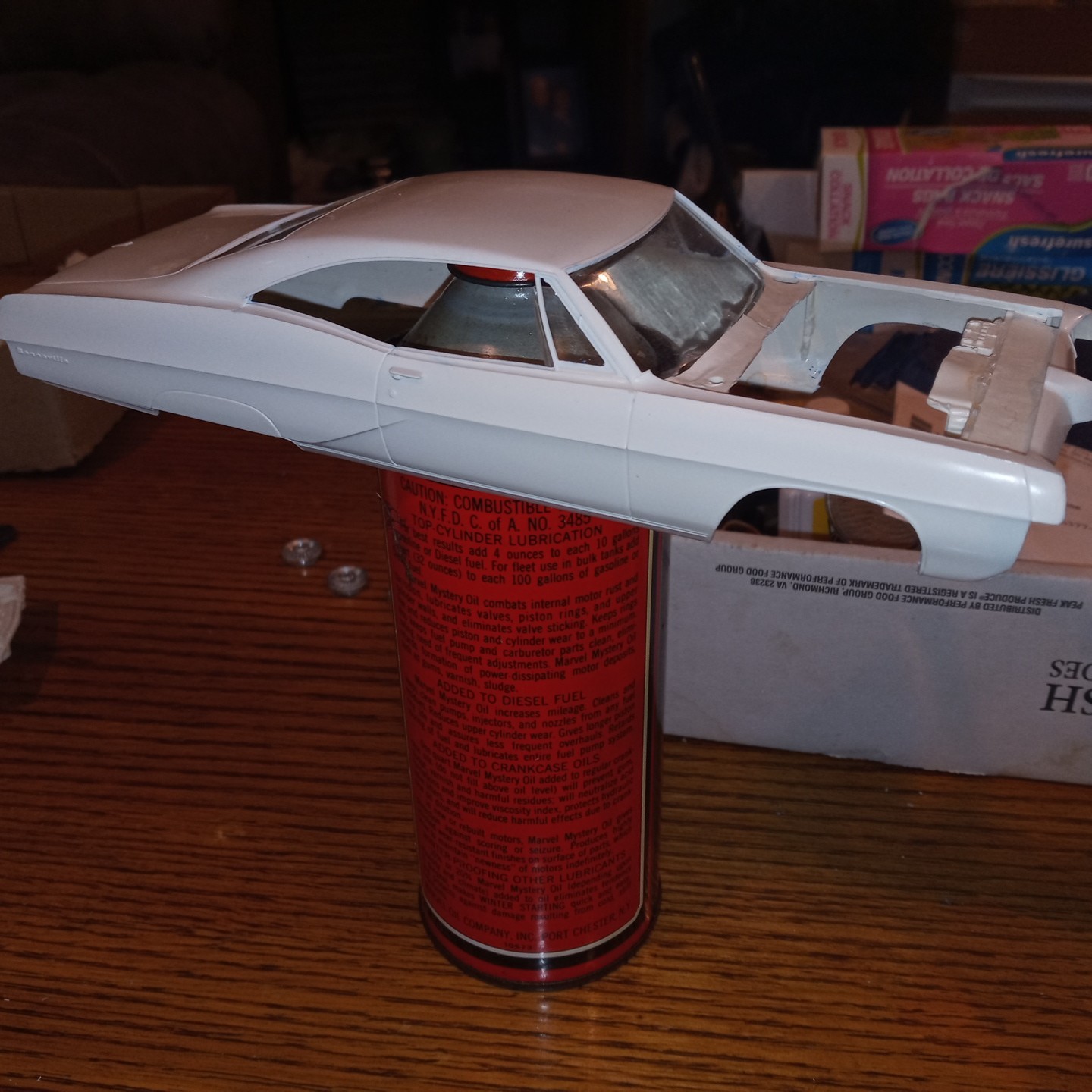 VINTAGE  MPC  1967  PONTIAC  Bonneville HT BODY -ANNUAL KIT-PARTS