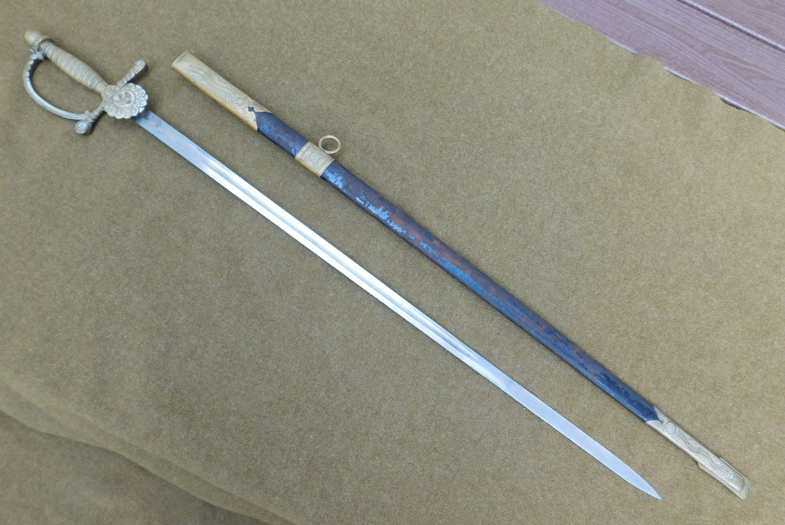 ORIGINAL WWI AUSTRIAN RAILWAY OFFICER SWORD