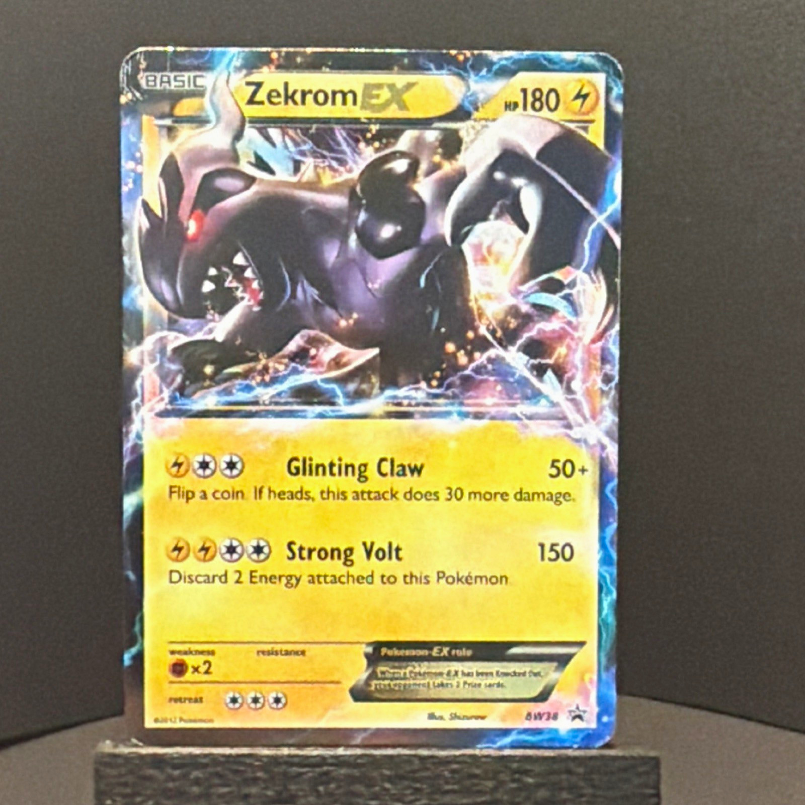 Pokemon TCG Zekrom Ex Black Star Promo BW38 HP