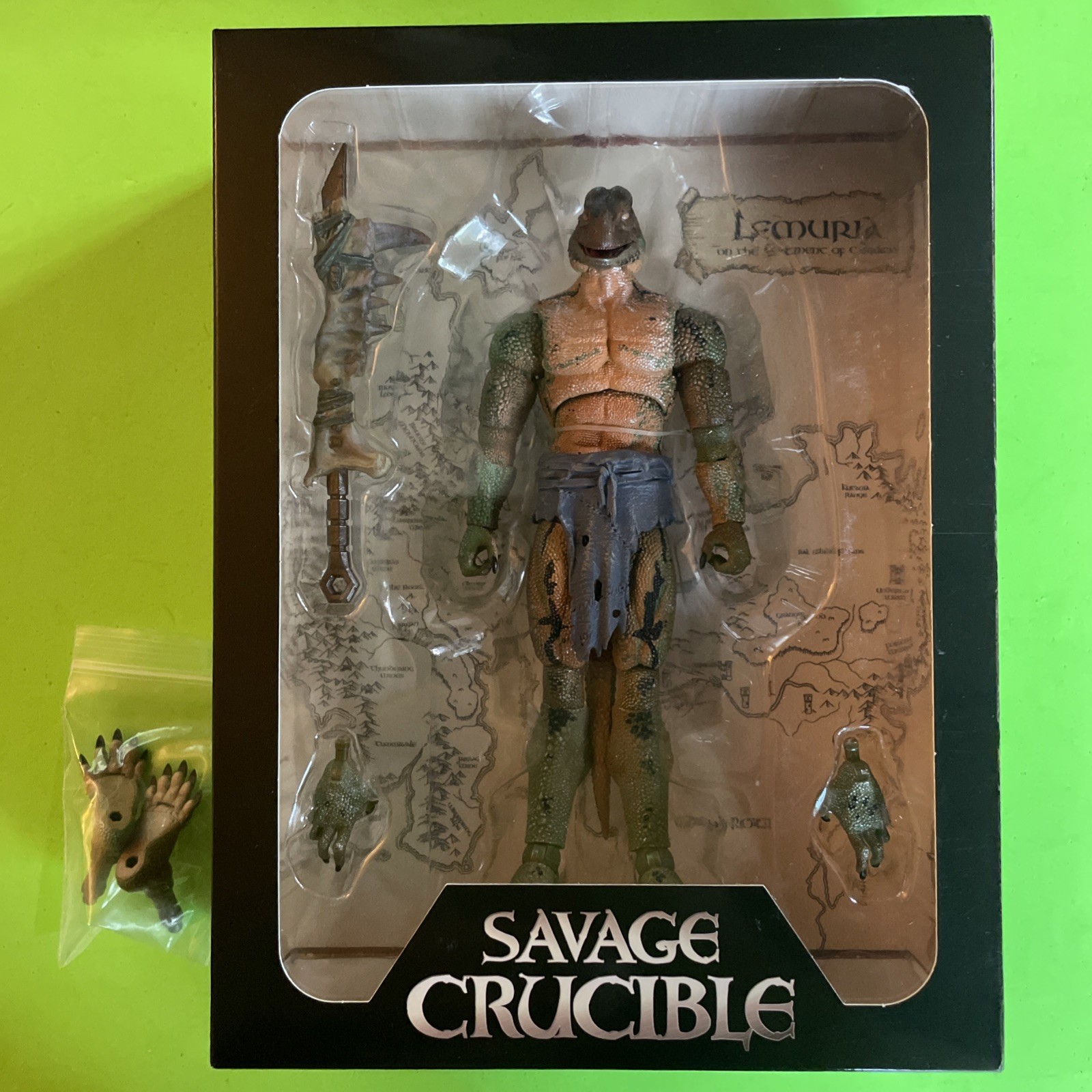 Harvinger Studios Savage Crucible Savage Lemurian Action Figure / New Feet