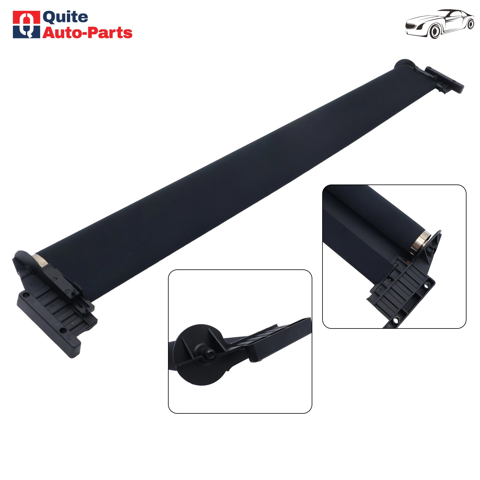 Black Sunshade Sunroof Curtain Cover 54107237590 For BMW 535i GT 550i GT