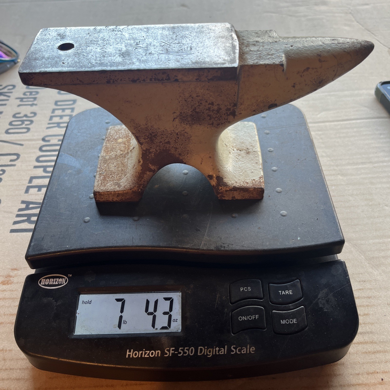 7.25 Lb Very Clean Mini Blacksmith Anvil 7.25 Lb Very Clean Mini Blacksmith Anvil