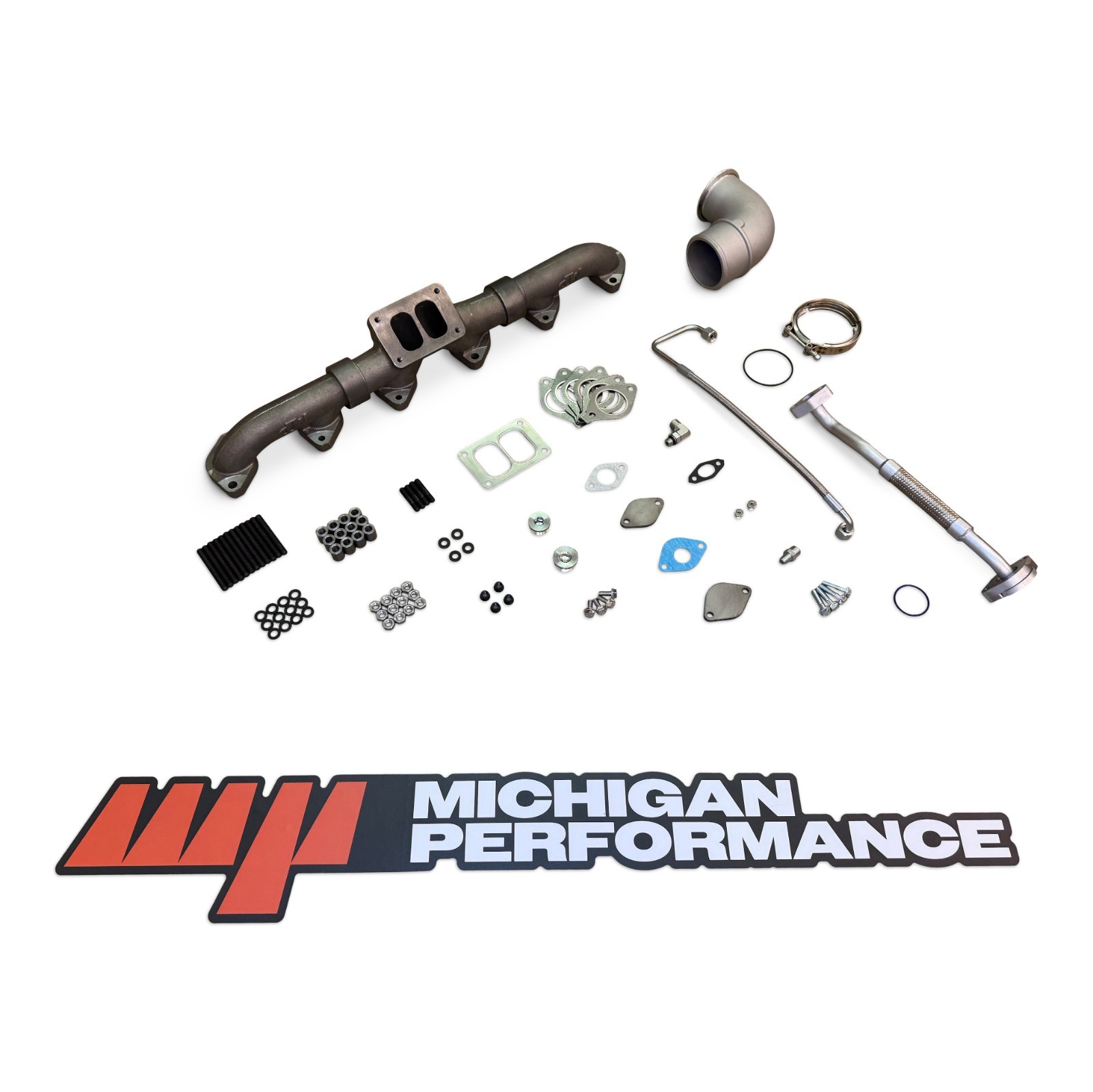 Complete C-11/C-13 Industrial Exhaust Manifold and Install Kit - 2293567 CAT
