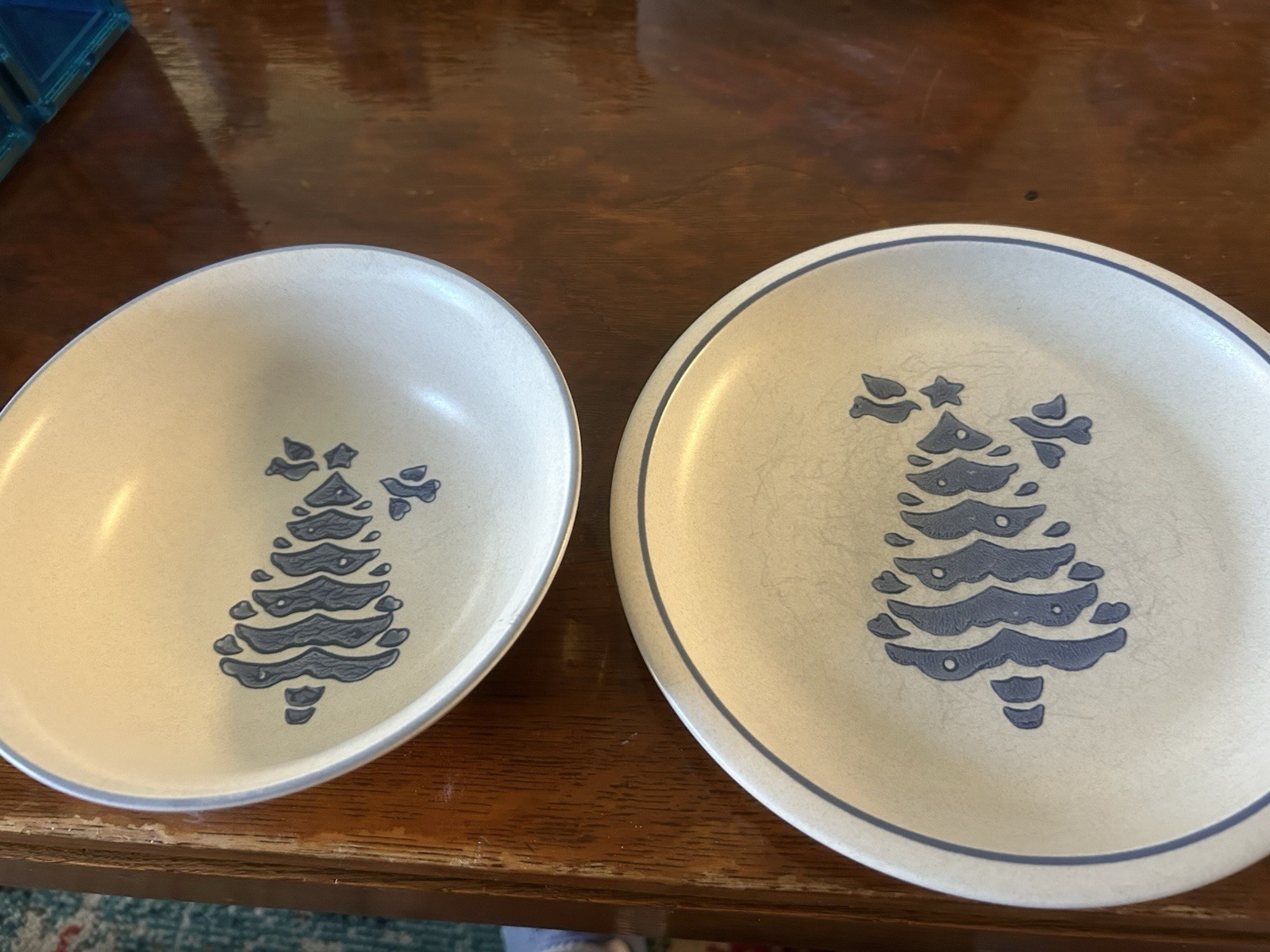 SALE Pfaltzgraff Yorktowne Holiday Luncheon Plate and Bowl