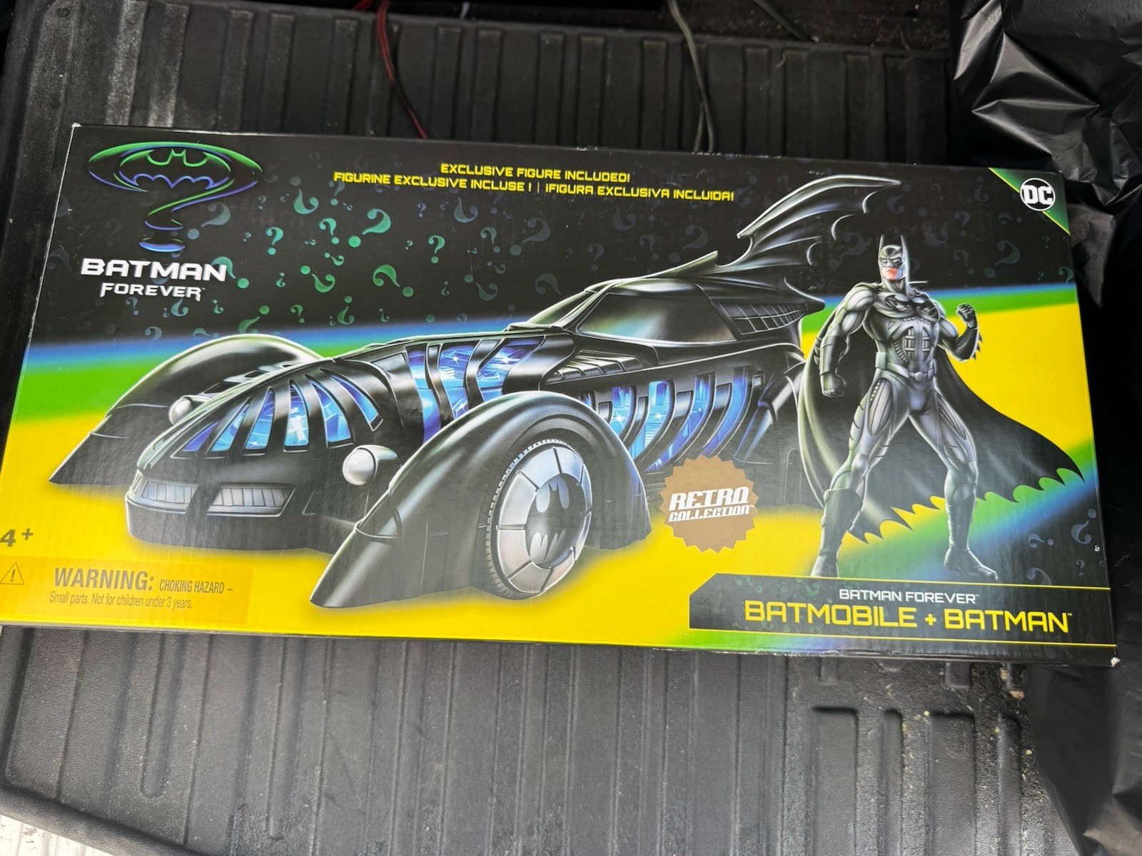 Batman Forever Batmobile + Batman Figure Retro Collection DC Spin Master NEW