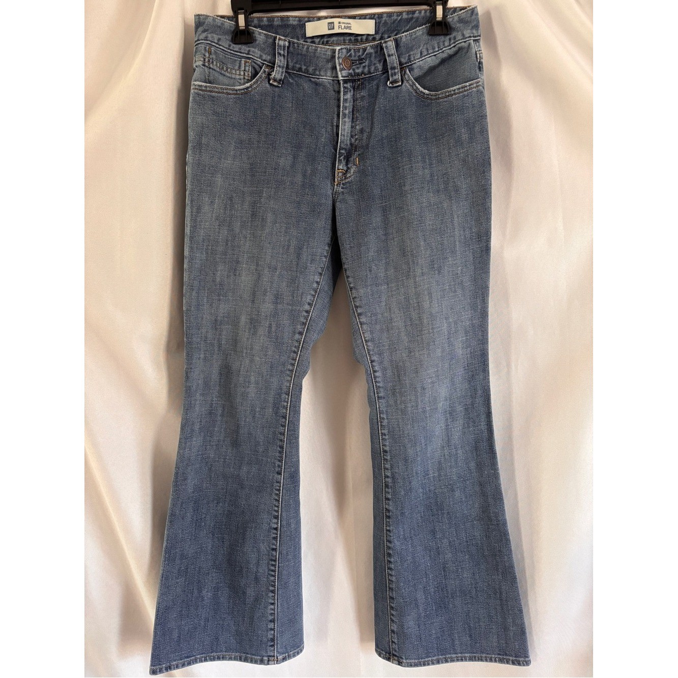 GAP Vintage Light Blue Flare Jeans Women ~ Sz 10A ~ Retro, Night Out, Classic