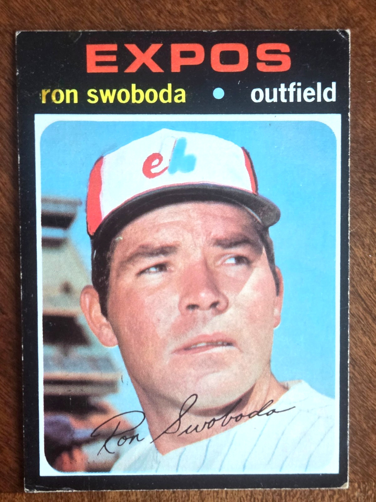 1971 Topps Ron Swoboda #665 high number, short print - VG-EX condition