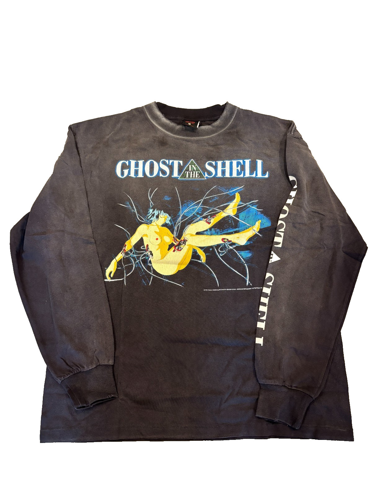 SAINT MICHAEL MXXXXXX RARE Ghost In The Shell Cotton-Jersey L/S Size Small