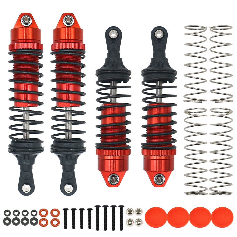 4pcs Front Rear Shock Absorber For 1/10 ARRMA Vorteks 3S Mega550 Upgrade Parts