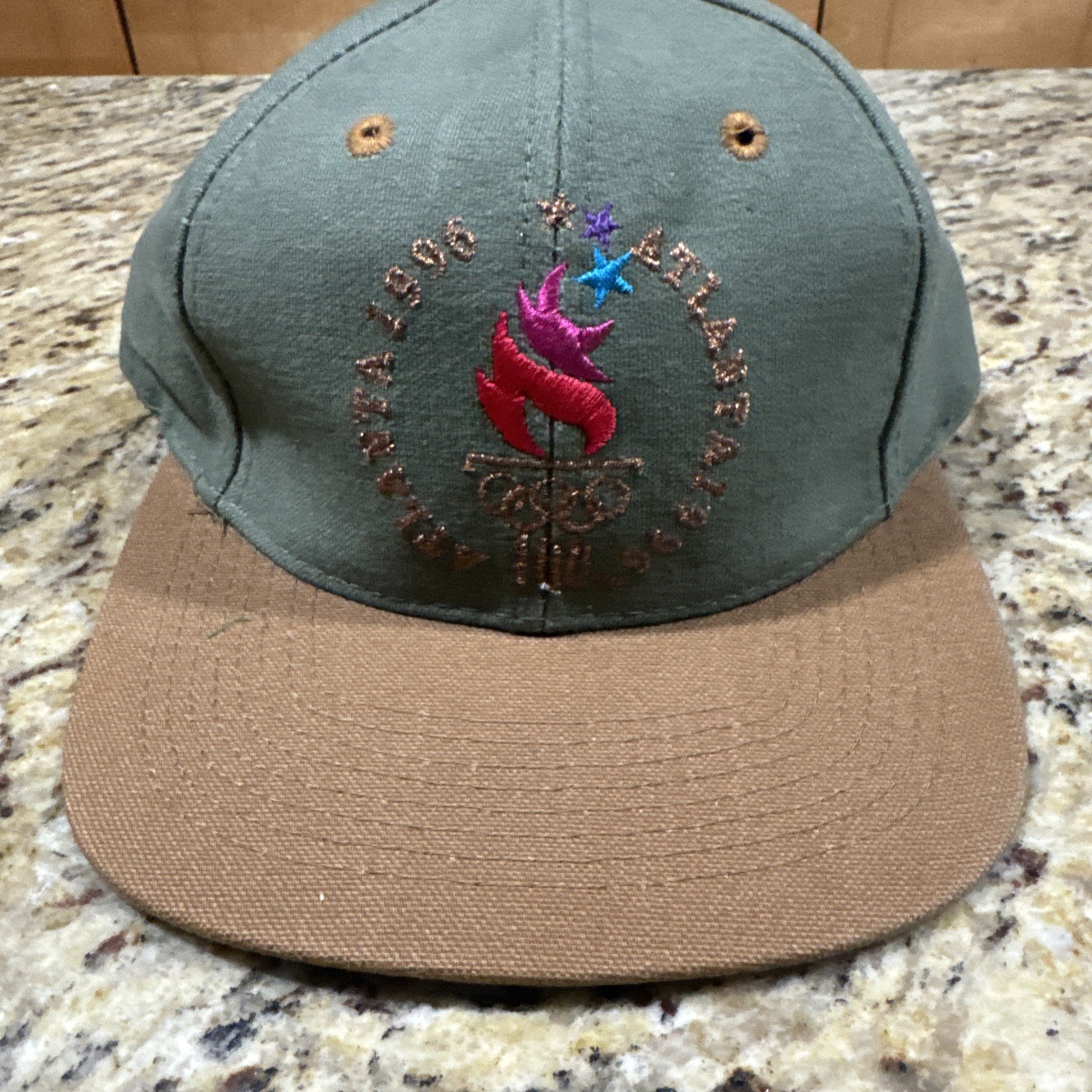 Vintage 1996 Atlanta Olympics Eastport Hat Adjustable Strapback Baseball Cap Cpx Vintage 1996 Atlanta Olympics Eastport Hat Adjustable Strapback Baseball Cap Cpx