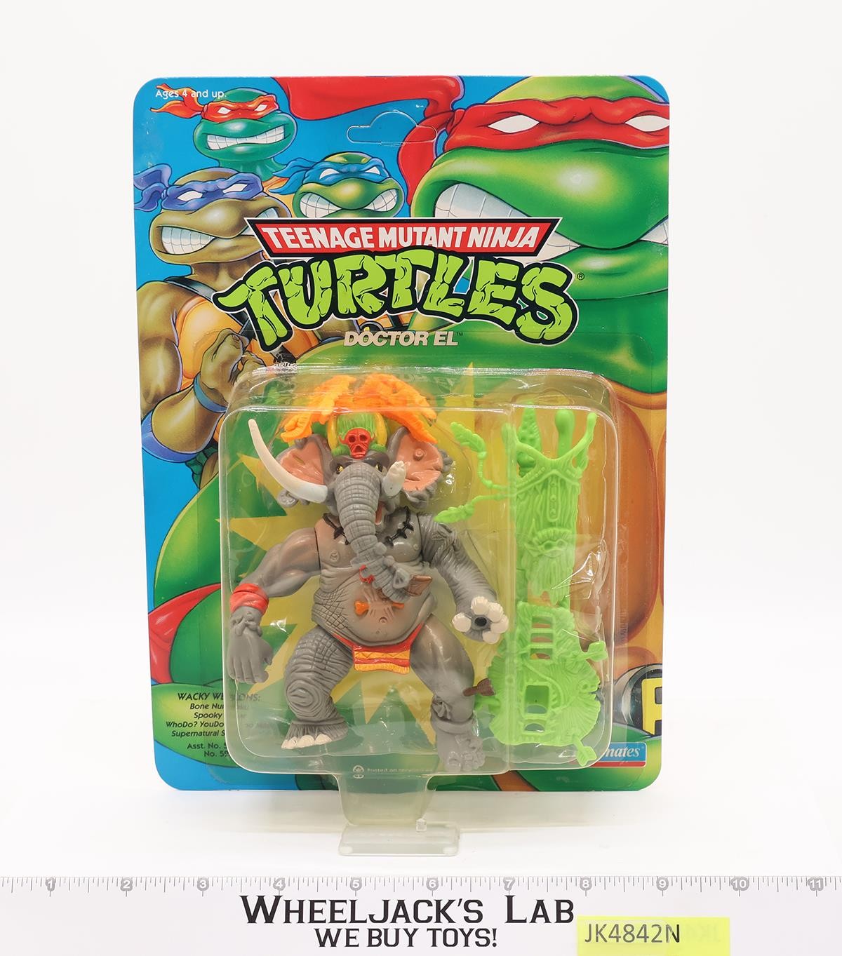 Doctor El Teenage Mutant Ninja Turtles TMNT 1992 Playmates Figure NEW SEALED