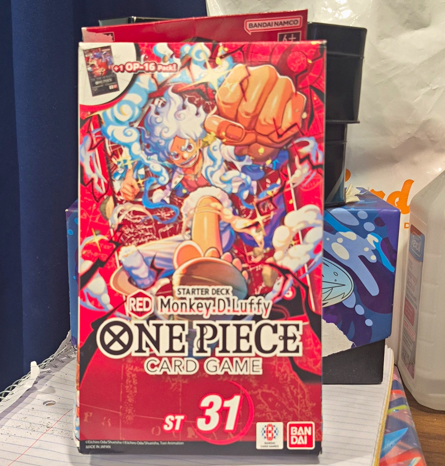 Bandai One Piece ST-31 Red Monkey D. Luffy 50 En OPEN BOX SEALED PACK*