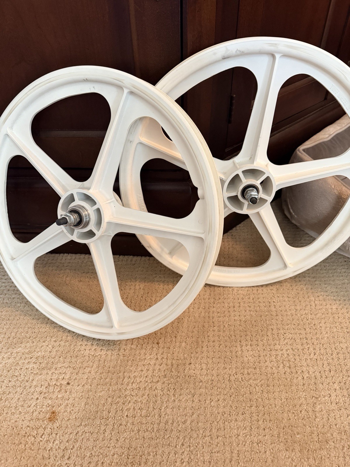 BMX Skyway Wheels White BMX Skyway Wheels White