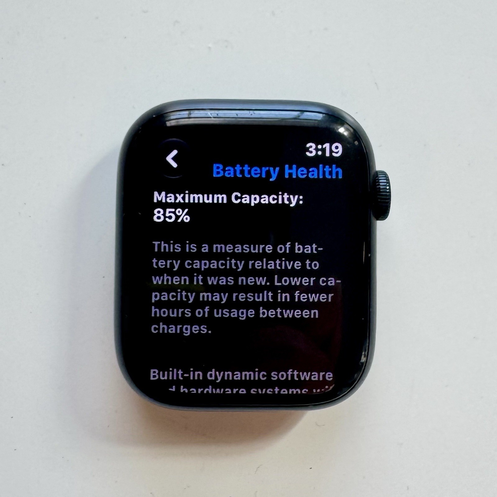 Apple Watch Series 9 GPS 45mm Midnight Aluminum, FACE Only, Bty 85%