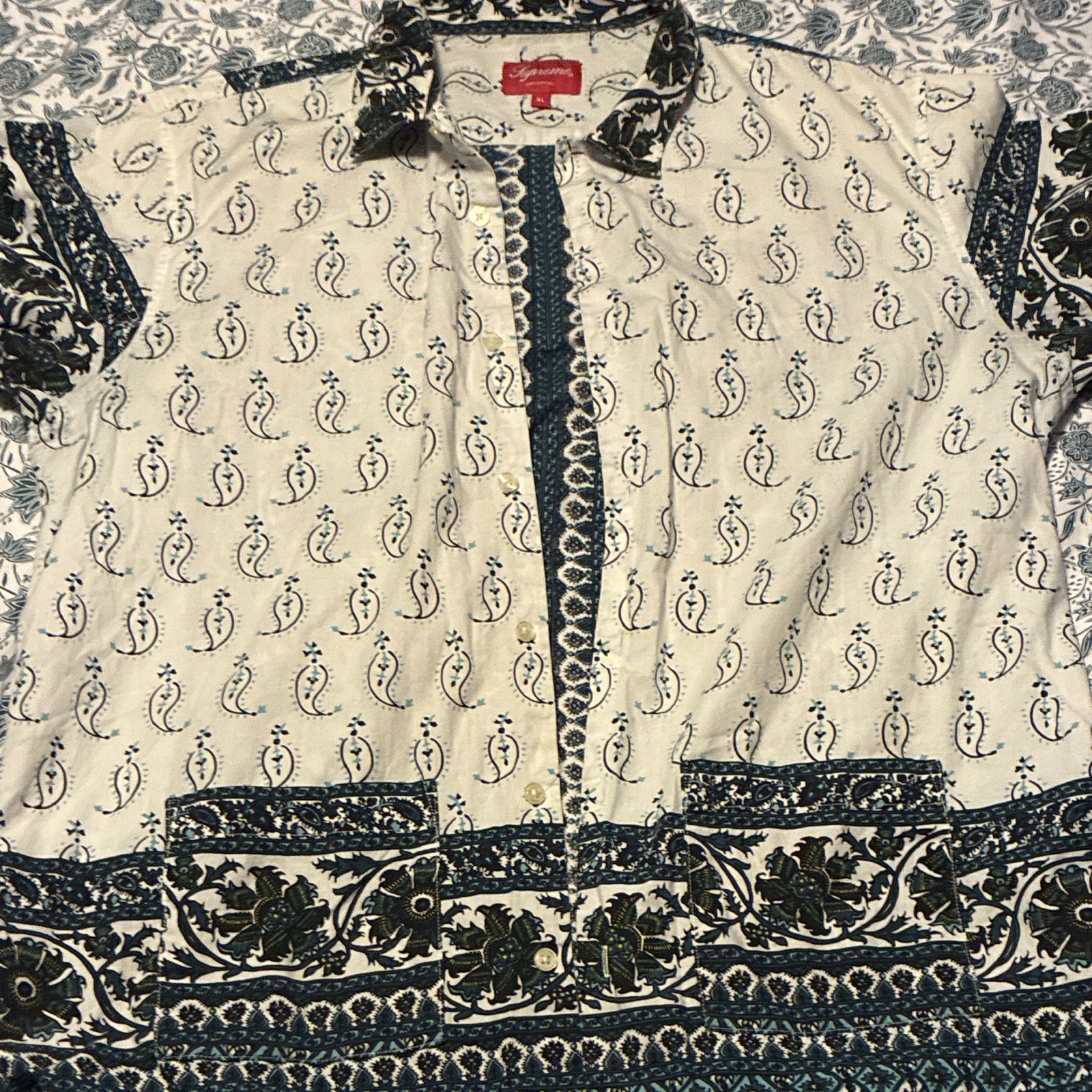 Men’s Supreme “Guyabera” Gaucho XL Shirt “Ultra Rare” S/S ‘10