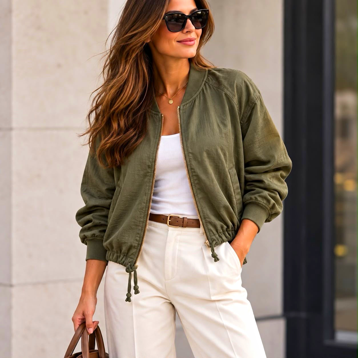 Sold H&M Divided Women’s Green Solid Bomber Jacket Full Zip Pockets Short 2 Sold H&M Divided Women’s Green Solid Bomber Jacket Full Zip Pockets Short 2