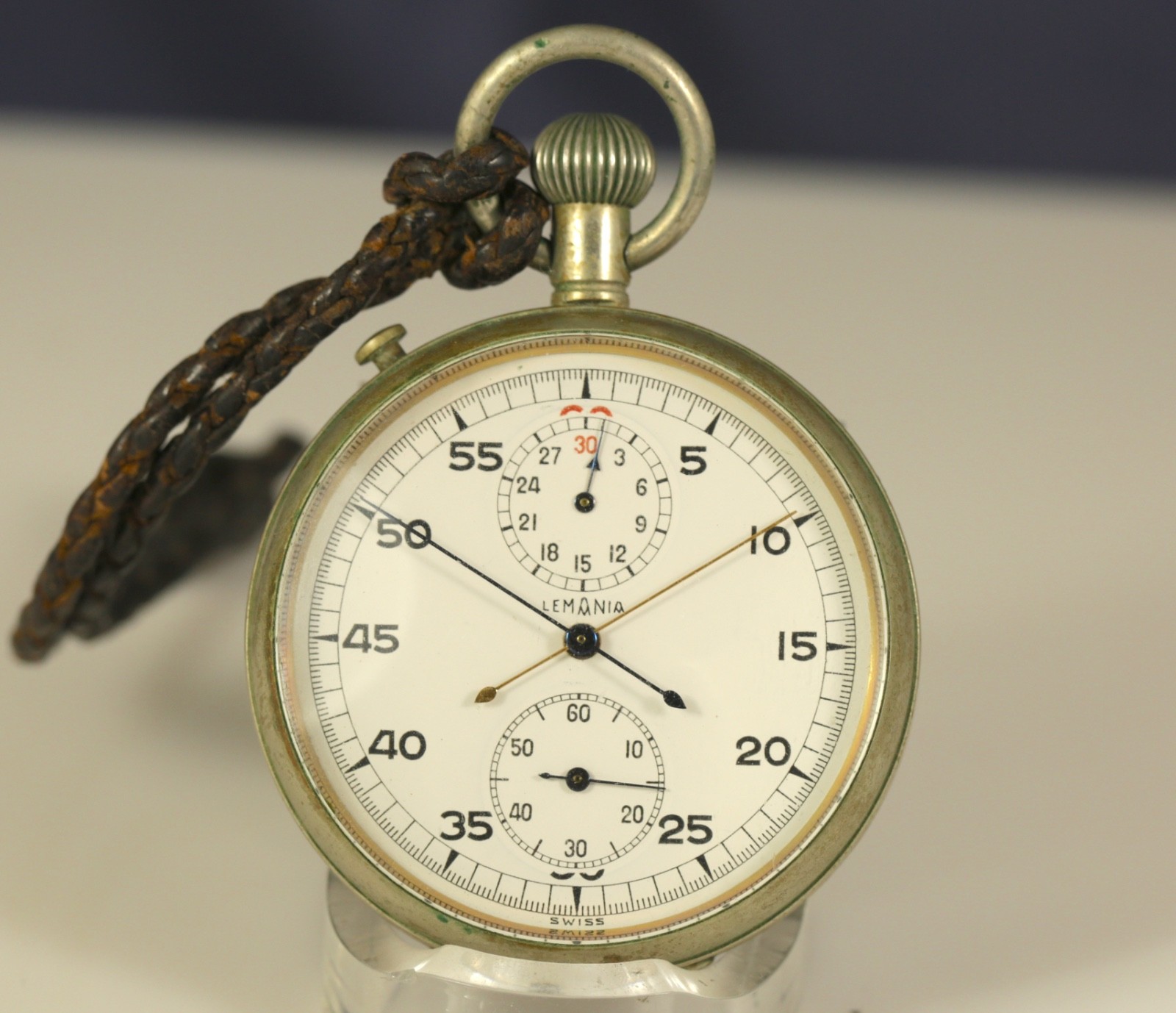 Vintage 13j LEMANIA Split Seconds Rattrapante Watch Timer EXCELLENT FUNCTIONS Vintage 13j LEMANIA Split Seconds Rattrapante Watch Timer EXCELLENT FUNCTIONS
