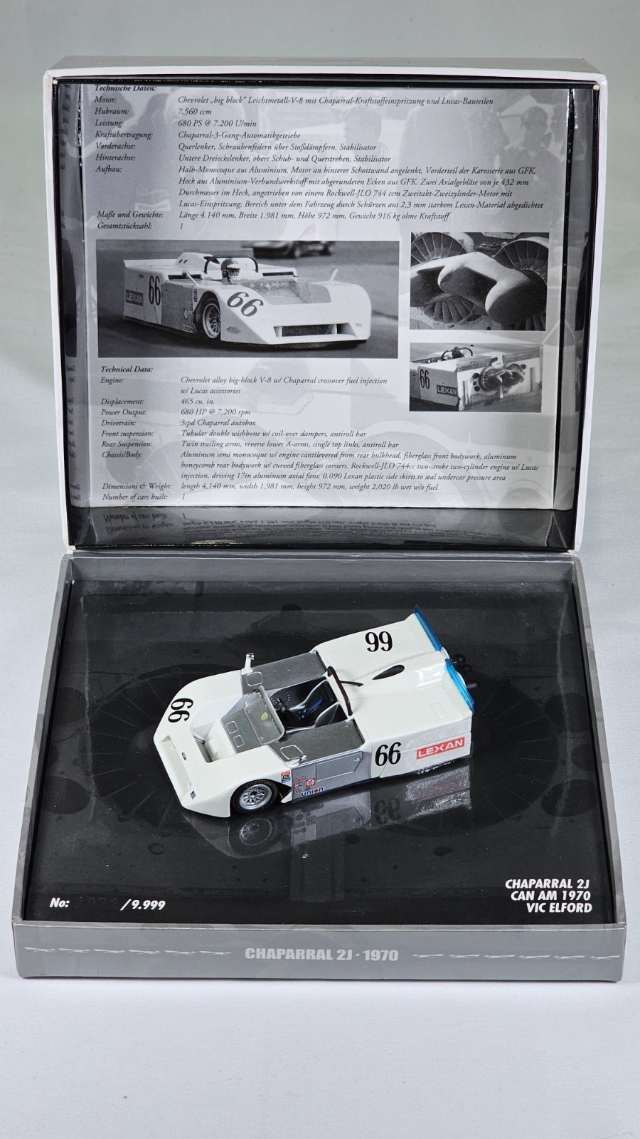 Minichamps Chaparral 2J #66 – Vic Elford, Can-Am 1970 – 1:43