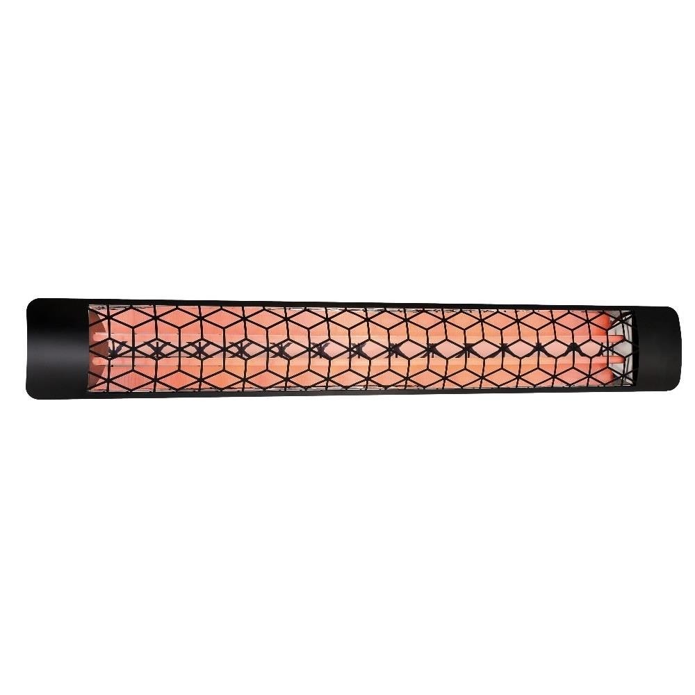 6000 Watt Electric Infrared Dual Element Heater-240 Voltage-Black Finish-Stella