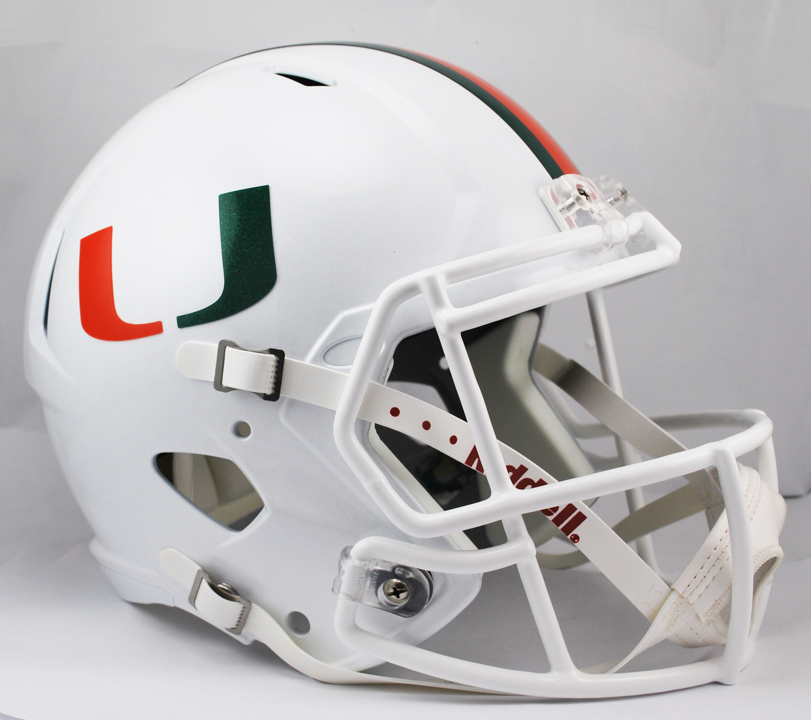 MIAMI HURRICANES NCAA Riddell SPEED Full Size Replica Football Helmet