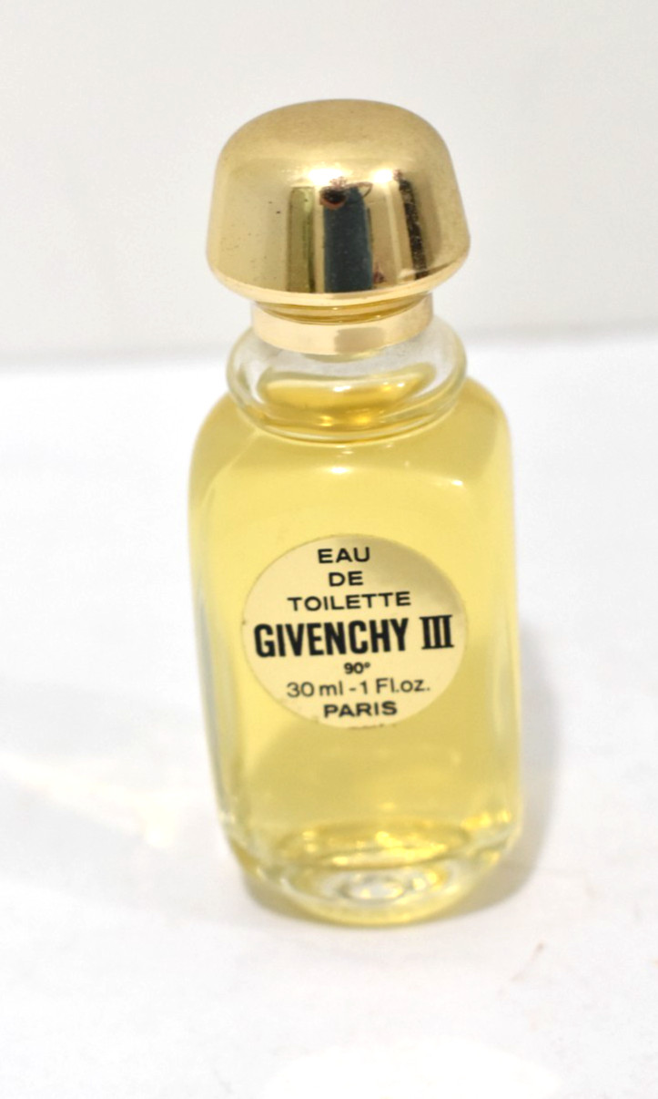 NEW W/O Box Vintage Givenchy III EDT Paris 30 ml - 1 fl. oz Splash 90 Proof NEW W/O Box Vintage Givenchy III EDT Paris 30 ml - 1 fl. oz Splash 90 Proof