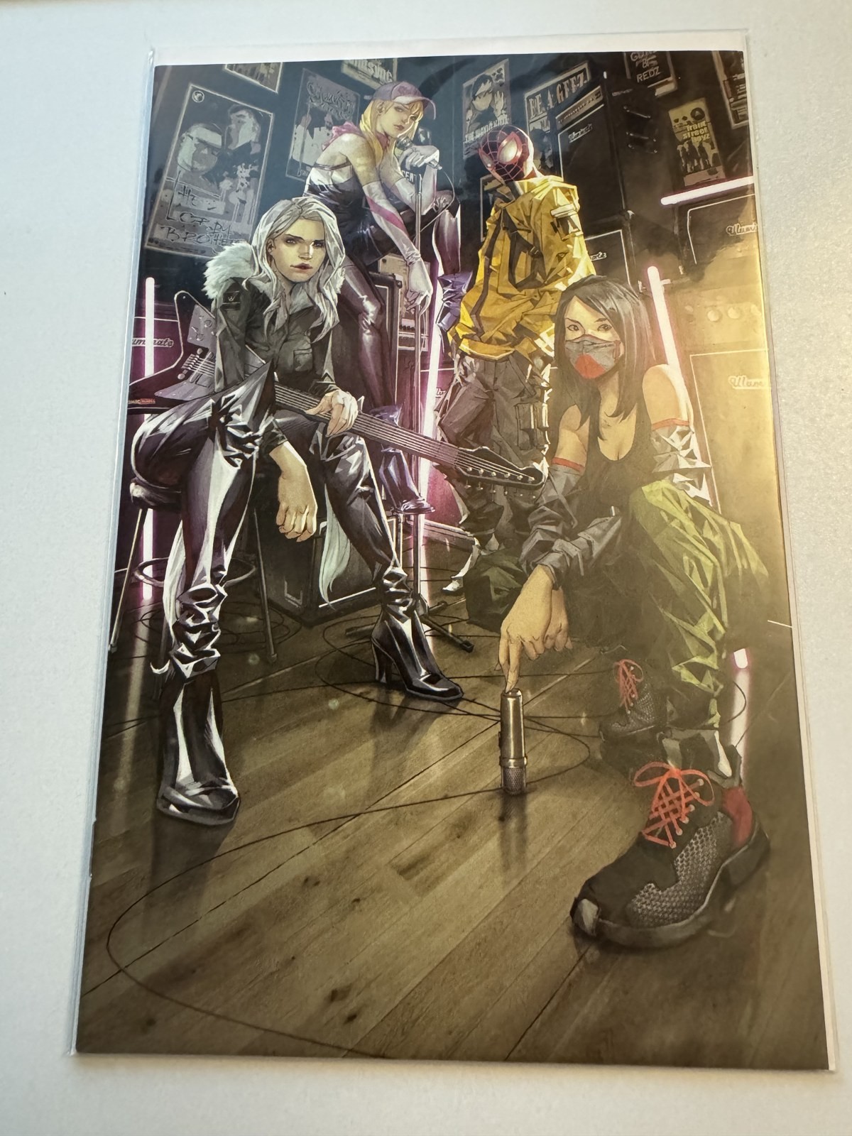 Silk #5 (2021) Kael Ngu Spider-Band Virgin Variant Marvel Comics