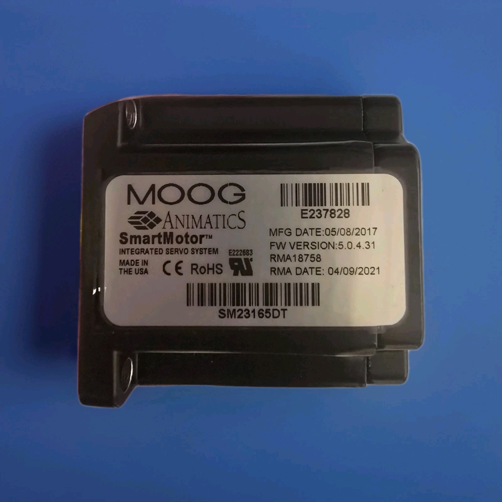 moog SM23165DT Class 5 D-Style SmartMotor