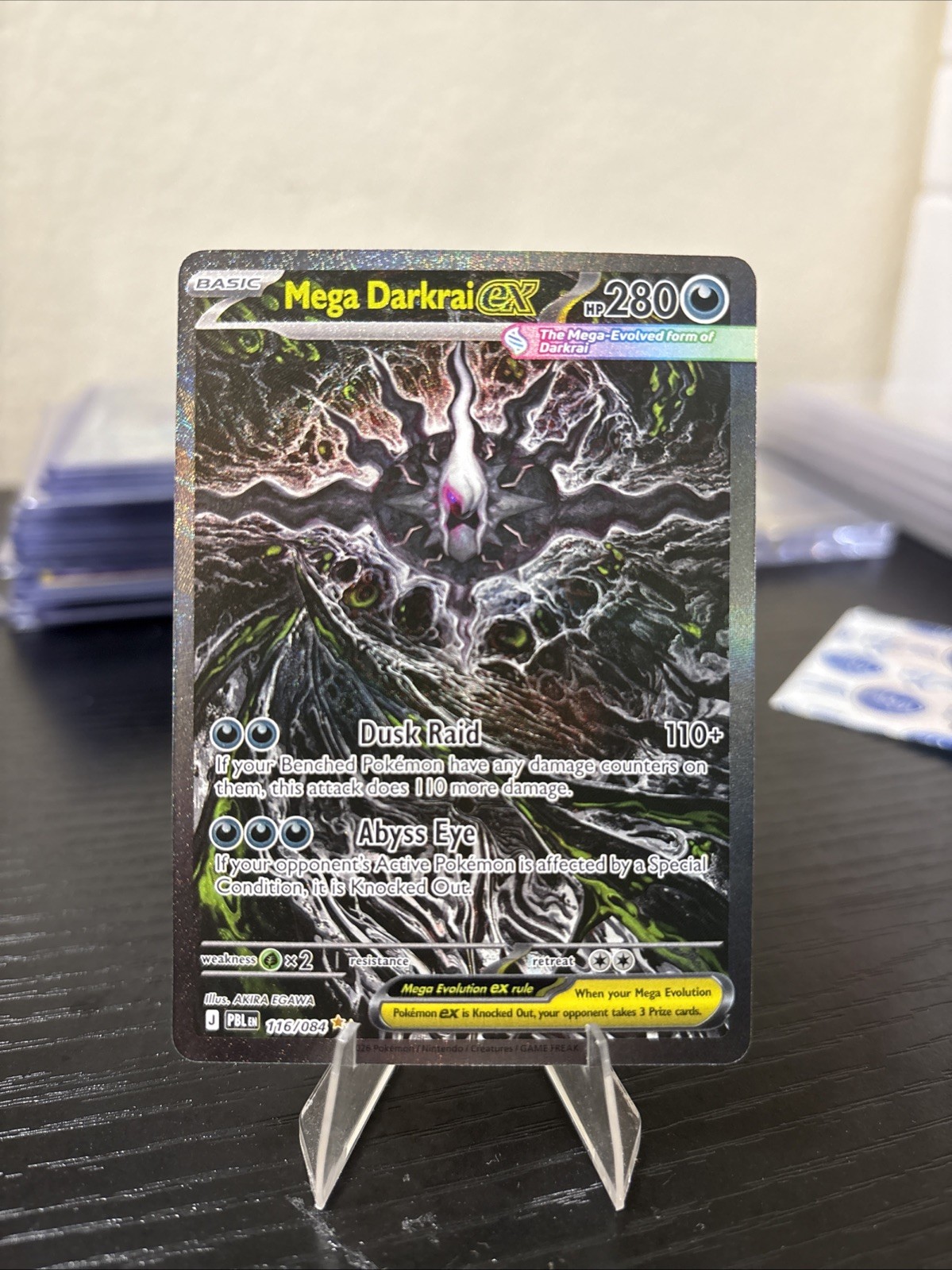 Mega Darkrai ex 116/084 SIR Pokemon TCG Pitch Black 2026 NM English ME05