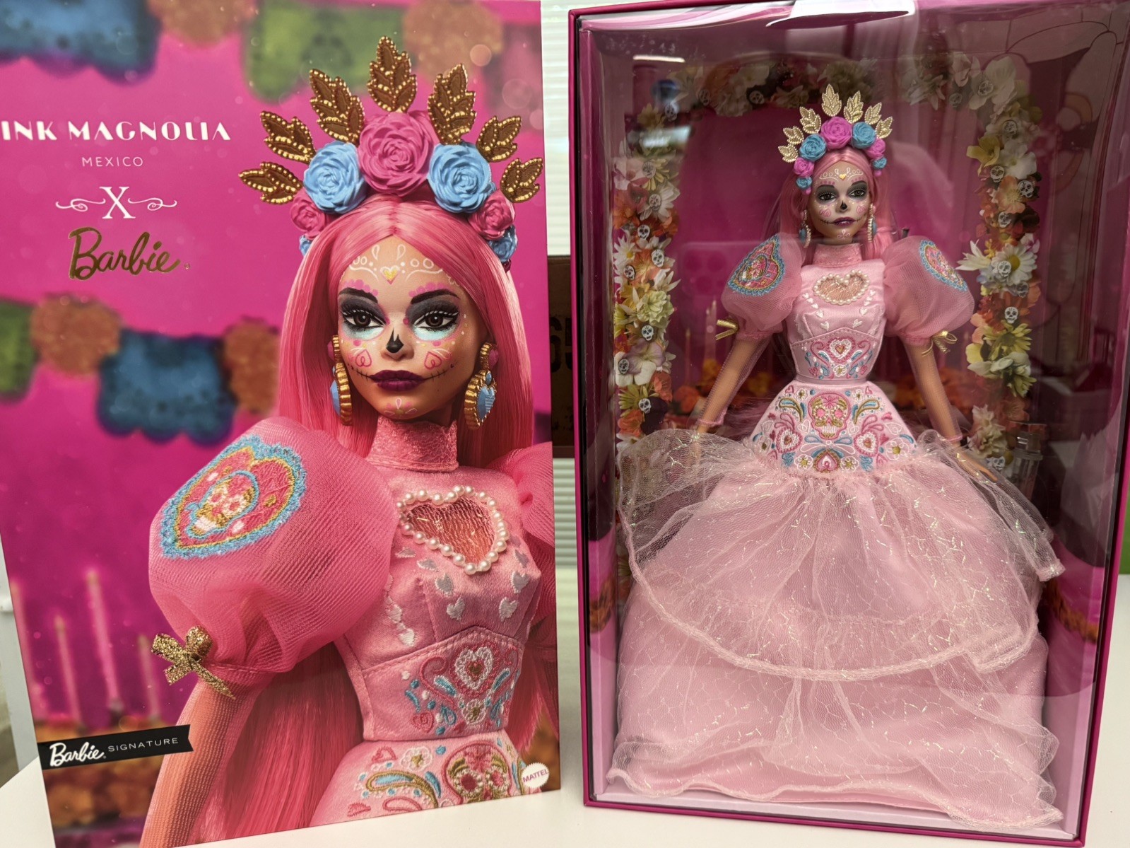 2023 Barbie Dia De Muertos Pink Magnolia Doll Day of the Dead Mattel Creations 2023 Barbie Dia De Muertos Pink Magnolia Doll Day of the Dead Mattel Creations