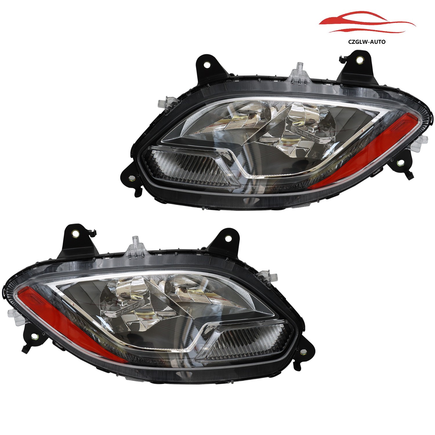 For 2018-2023 International LT625 Headlight LED Low Beam Right Left Pair