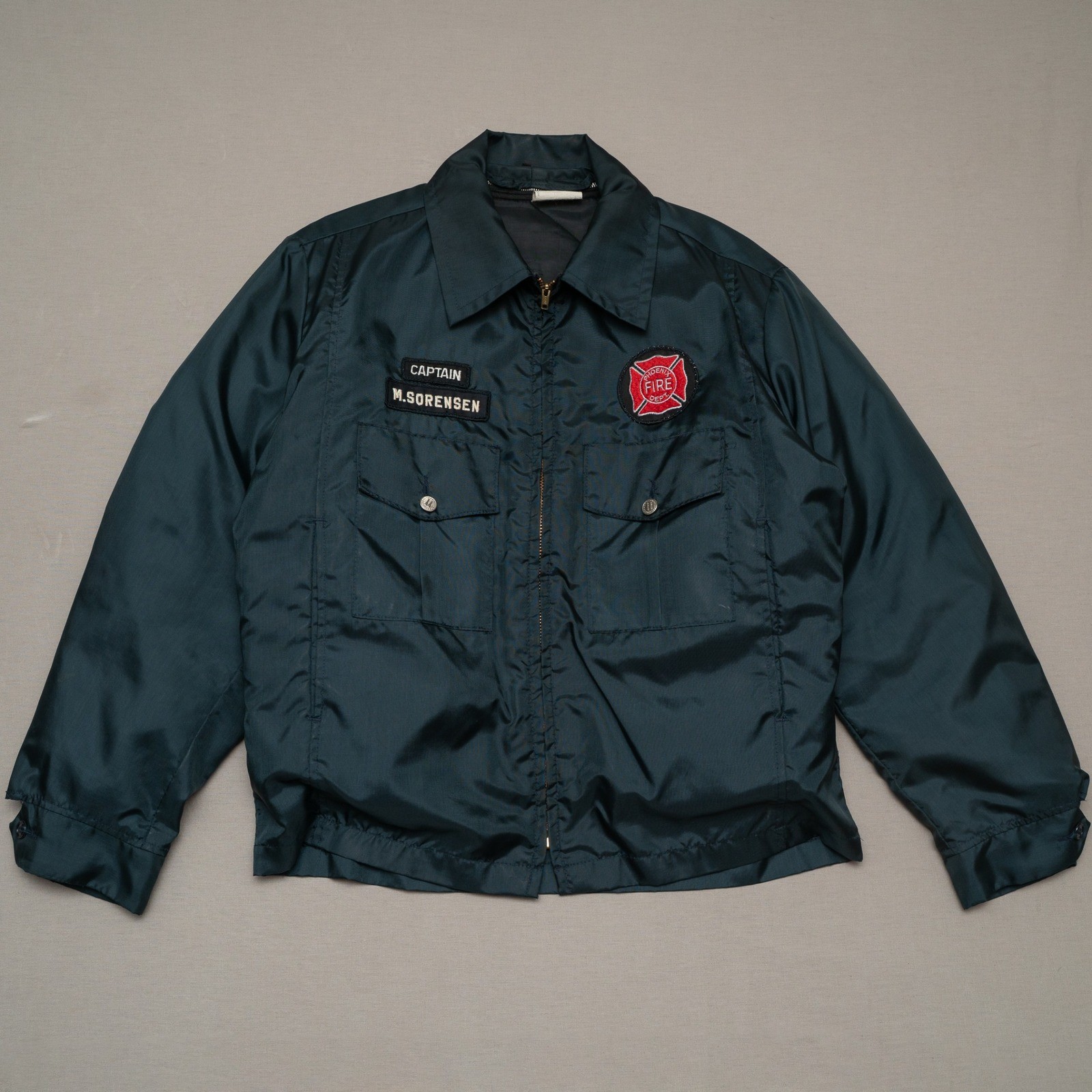 Vintage 60s 70s Chill Chaser Phoenix Fire Dept Captains Jacket Padded L Talon Vintage 60s 70s Chill Chaser Phoenix Fire Dept Captains Jacket Padded L Talon