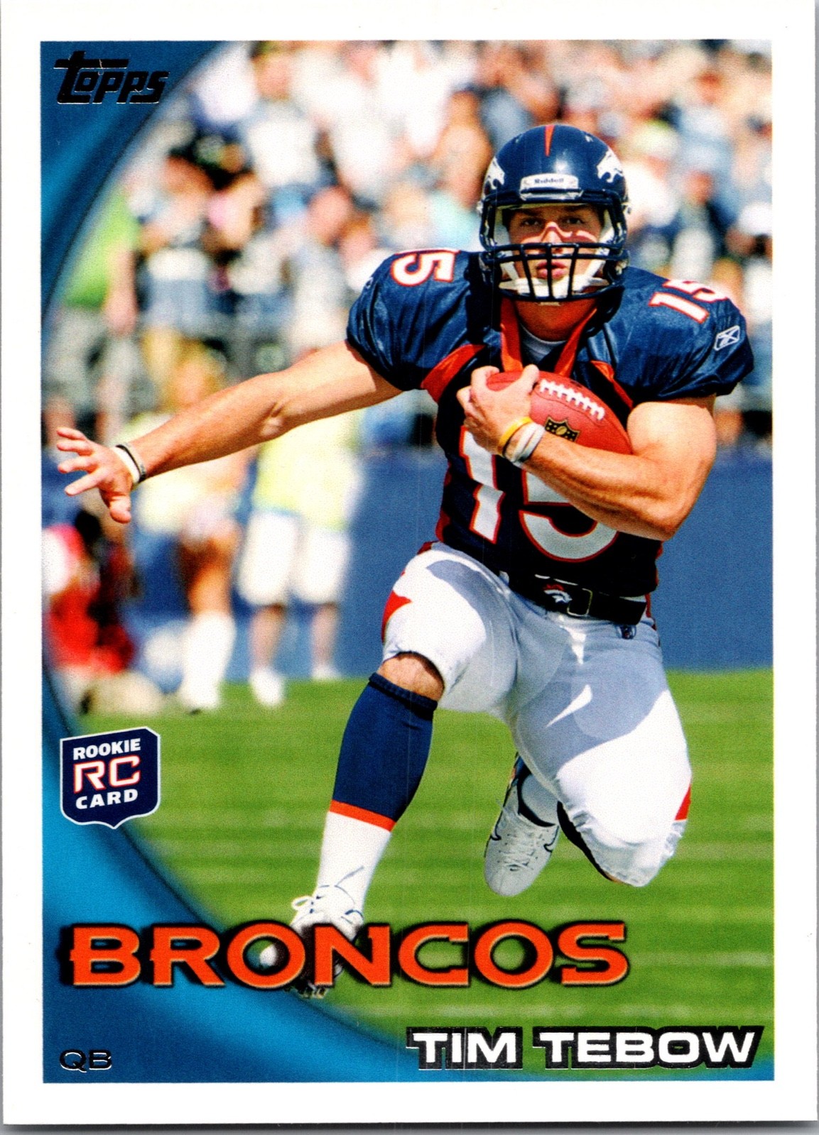 2010 Topps - Tim Tebow #440 Running Ball (RC)