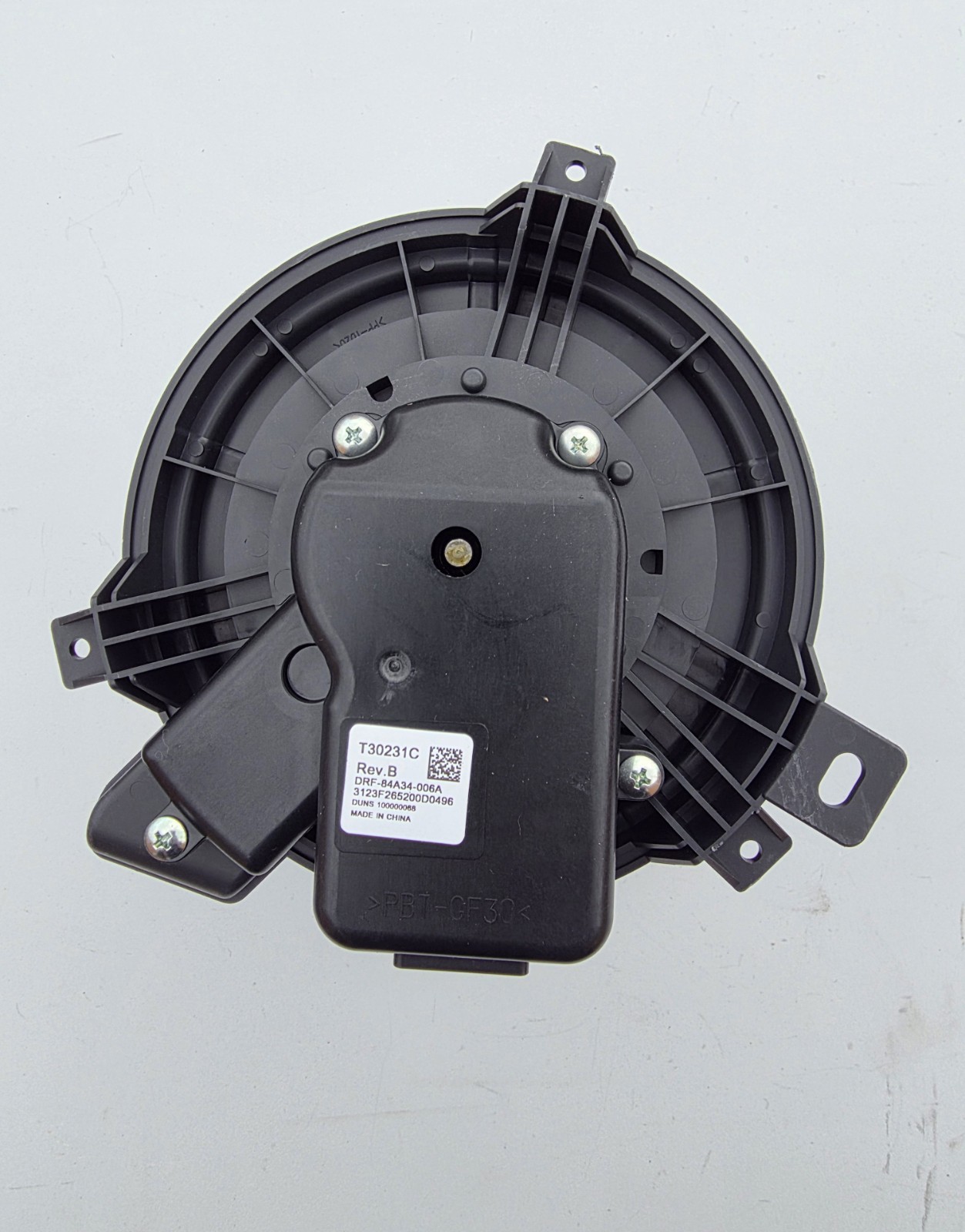 2017–2025 Tesla Model 3 HVAC Blower Motor Assembly OEM 1107669-00-B 2017–2025 Tesla Model 3 HVAC Blower Motor Assembly OEM 1107669-00-B