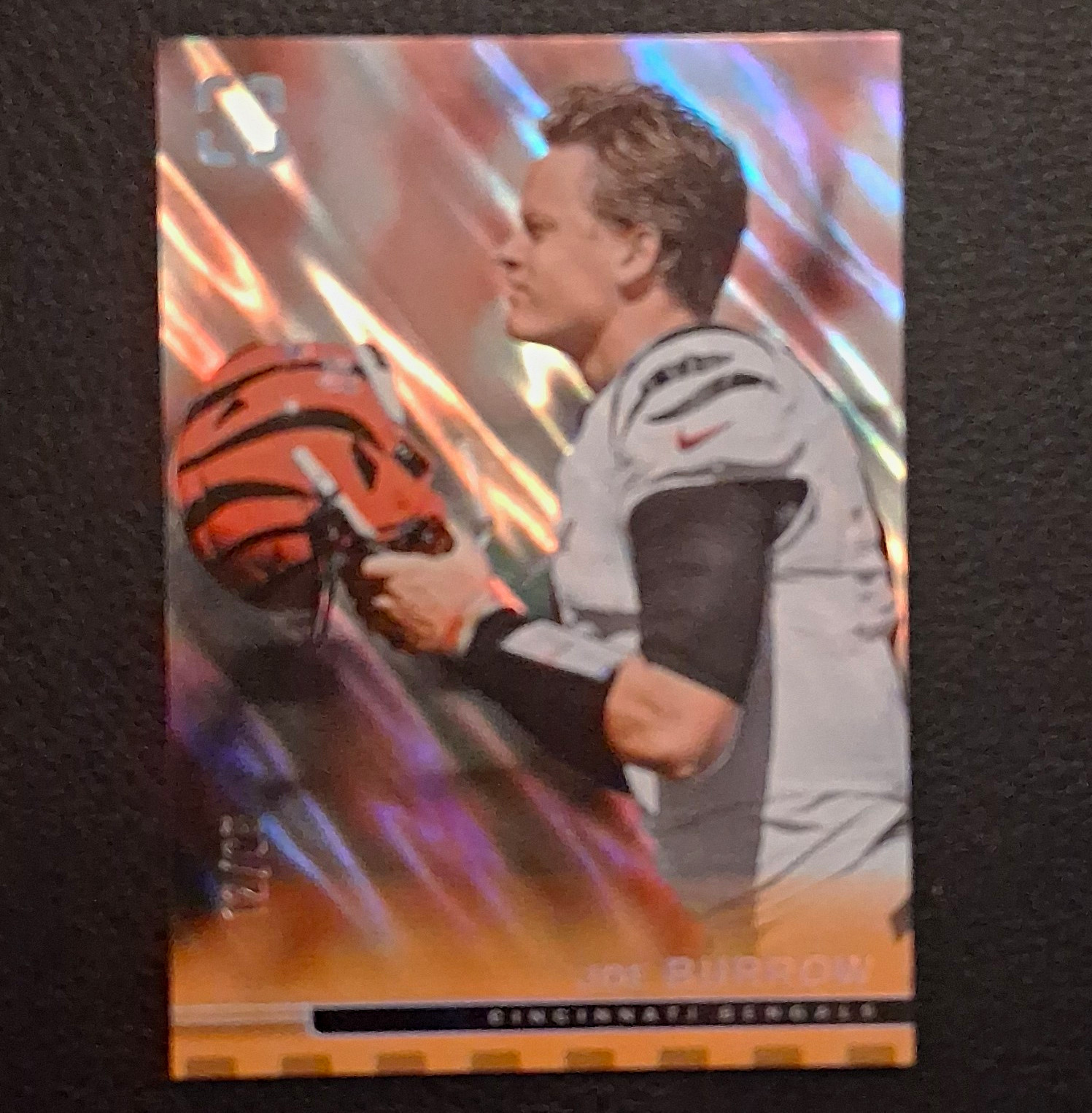 2025 Panini Photogenic Color Match Orange /65 Joe Burrow Cincinnati Bengals 2025 Panini Photogenic Color Match Orange /65 Joe Burrow Cincinnati Bengals