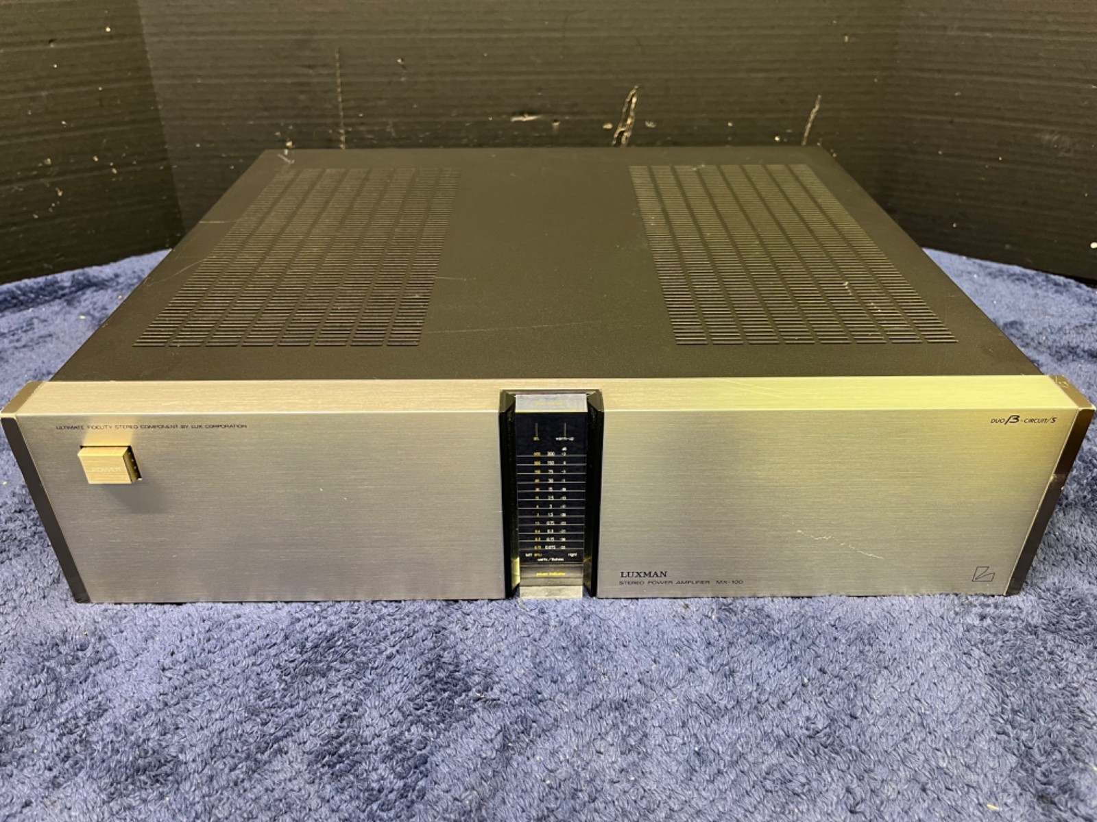_-Working & Nice-_ Luxman MX-100 Stereo Amplifier 150WPC Amp