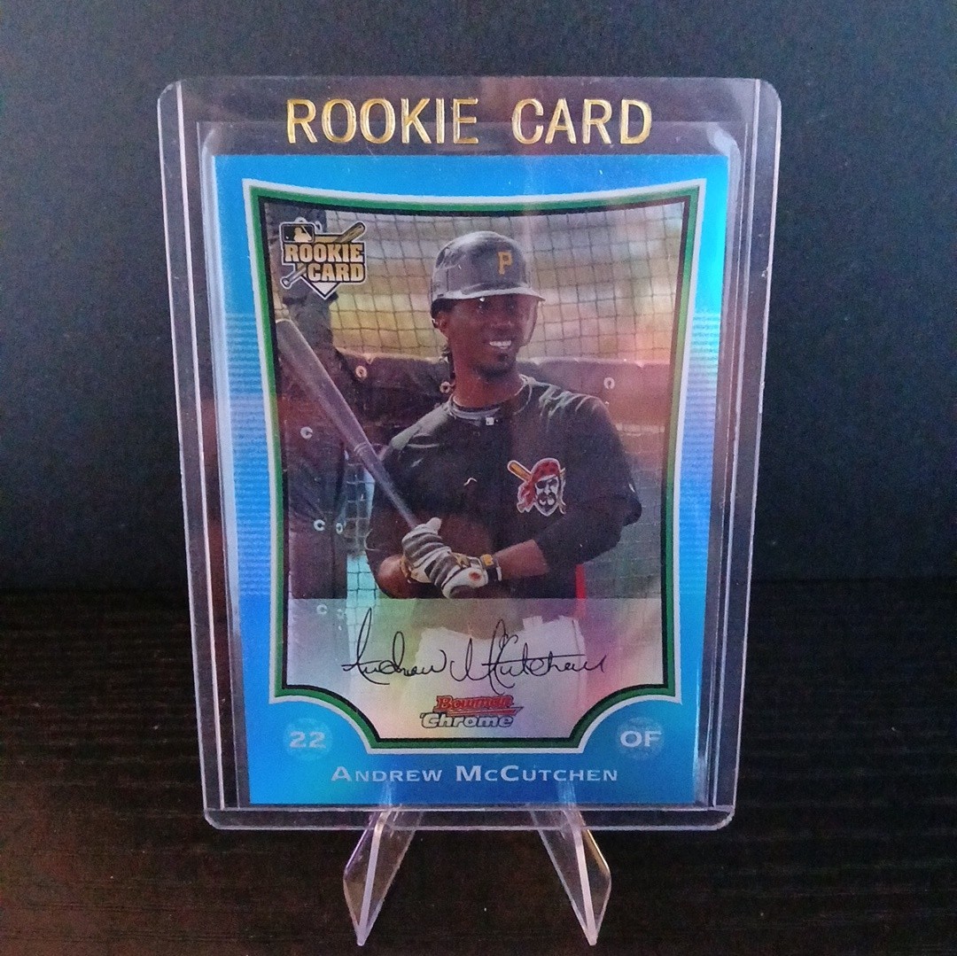 2009 Bowman Chrome - Andrew McCutchen #178 Blue Refractor /150 2009 Bowman Chrome - Andrew McCutchen #178 Blue Refractor /150