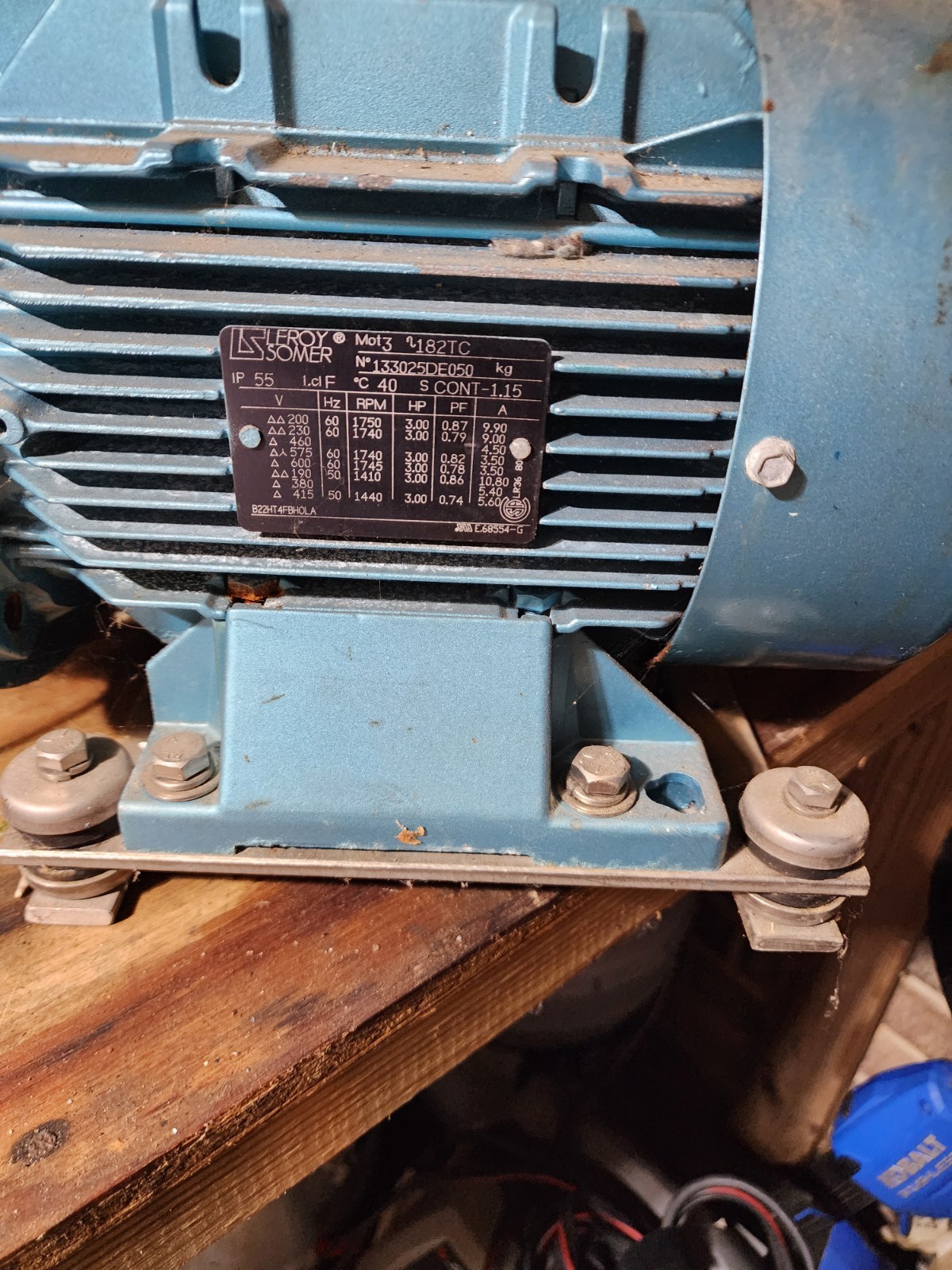 Motor Leroy-Somer 3HP