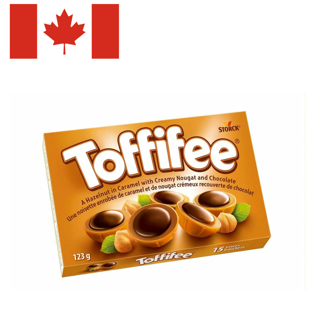 10x Storck Toffifee Whole Hazelnut in Nougat Cream Filled Caramel 125g Canada 10x Storck Toffifee Whole Hazelnut in Nougat Cream Filled Caramel 125g Canada
