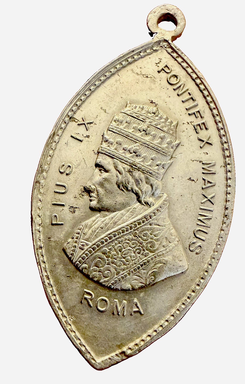 Antique Vatican Devotional Medal Pope Pius IX Martyrs Of Gorkum 1860-1880