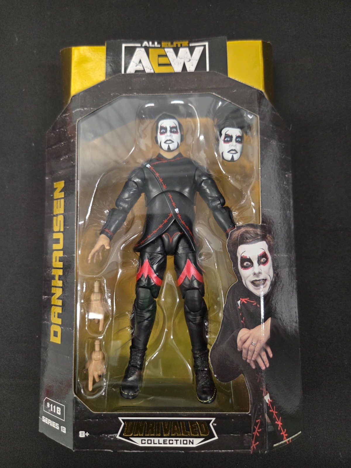 Danhausen AEW Unrivaled Series 13 Wrestling Figure WWE New mint Jazwares