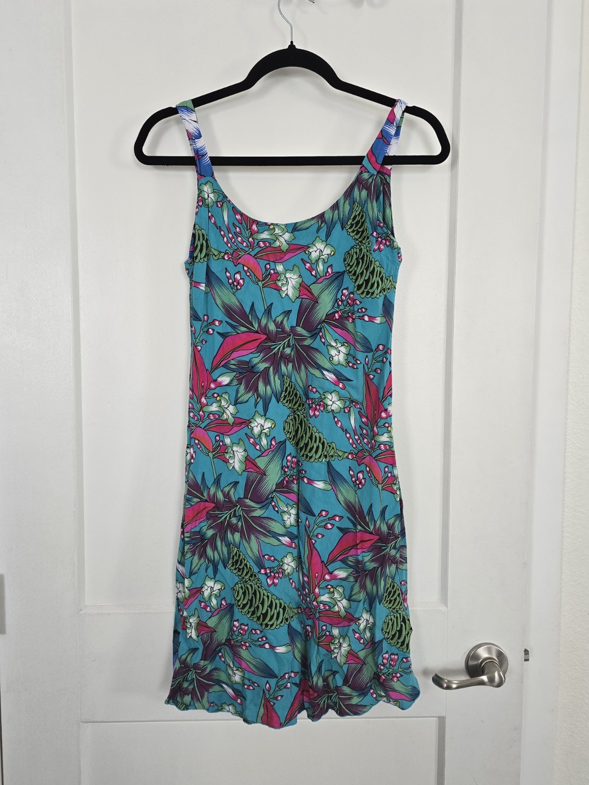 Rainbow Tropical Flowly Summer Dress Size S Rainbow Tropical Flowly Summer Dress Size S