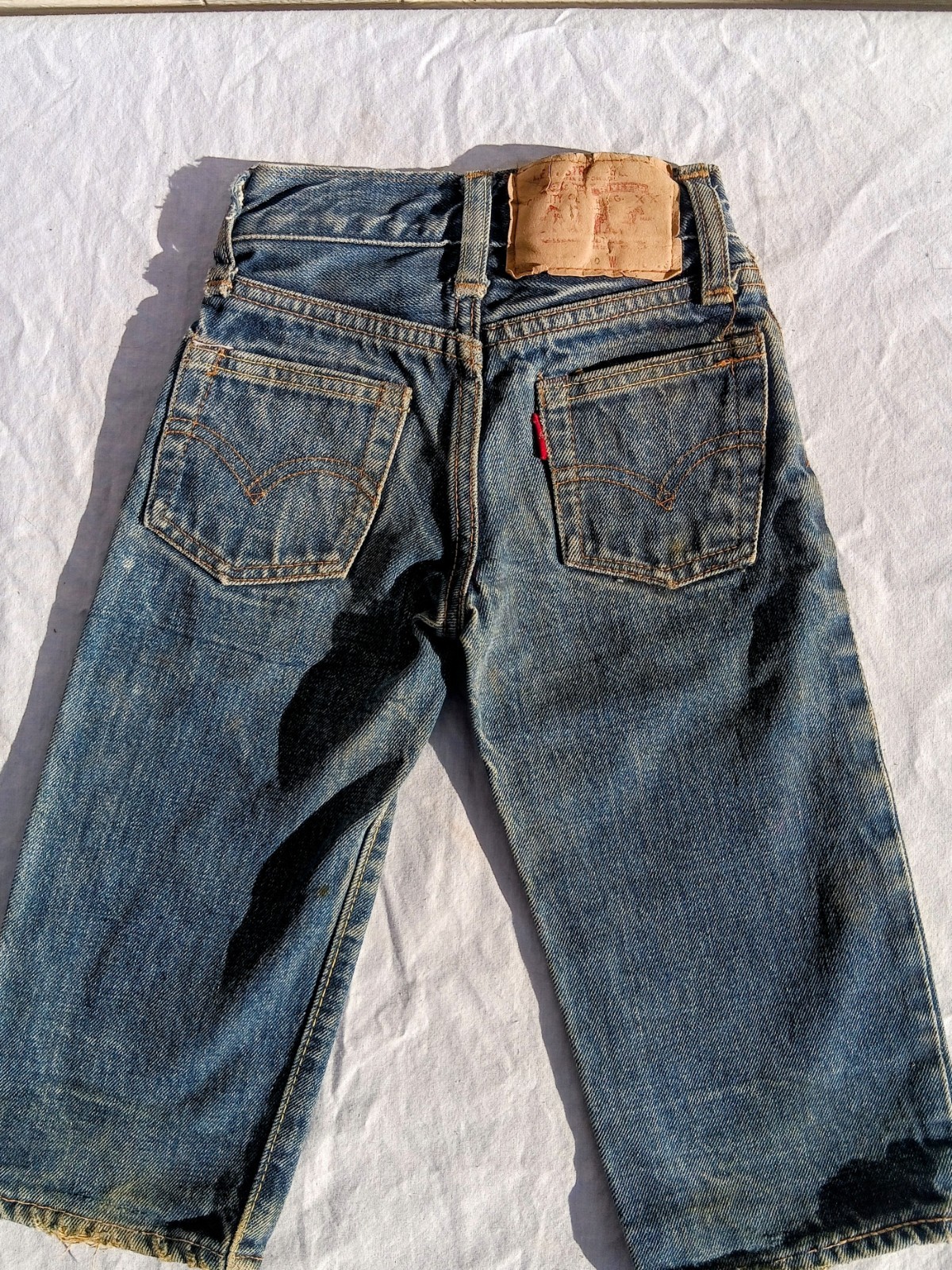 Vintage 1950s Levi’s 503ZXX Toddler Age 0 W18 L13 Big E 