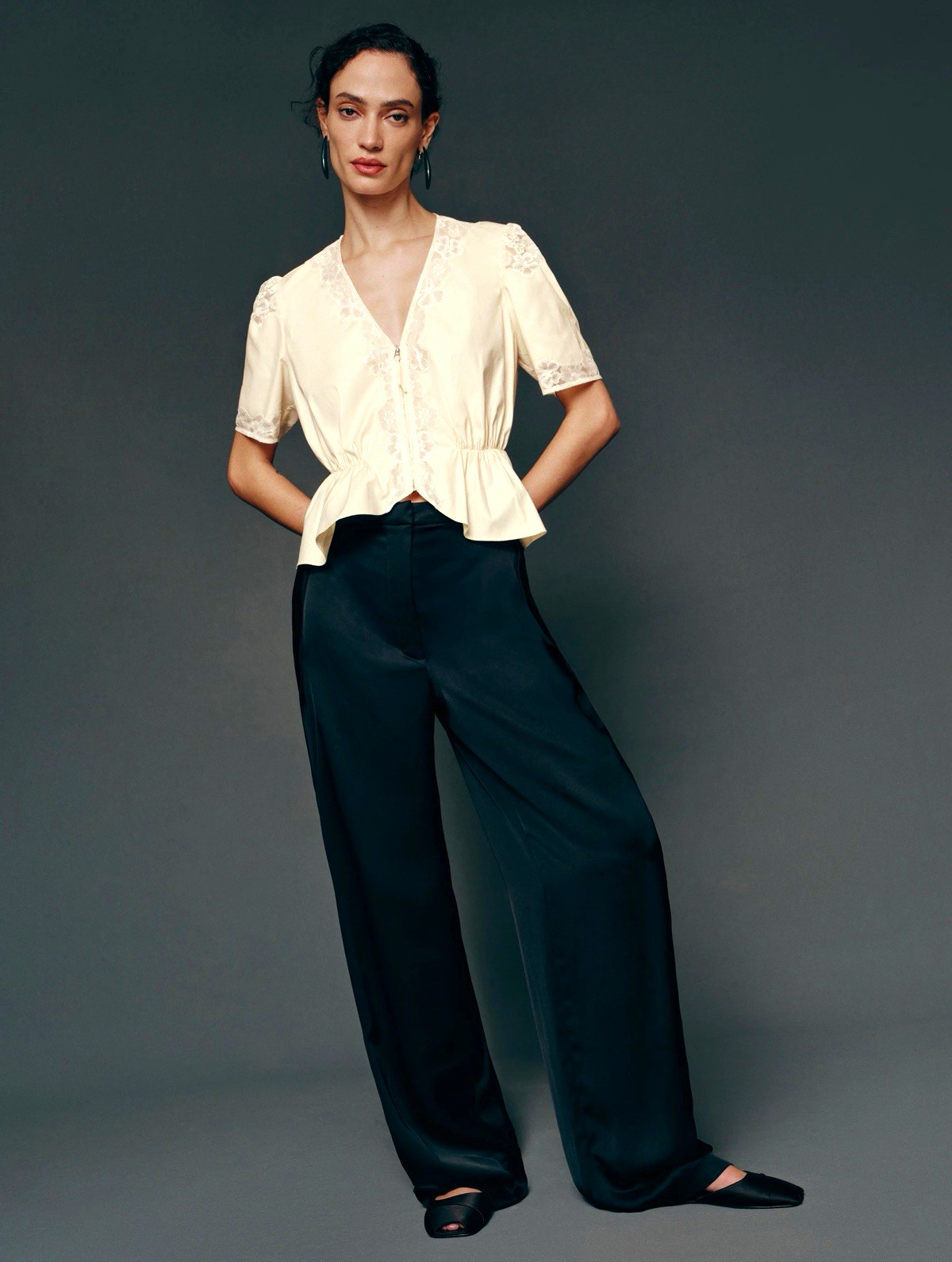 NWT  The Collection by Reformation Black Jasper Pants