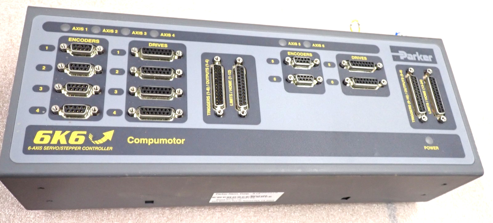 Parker 6K6-NK COMPUMOTOR Servo 6 AXIS Controller USED